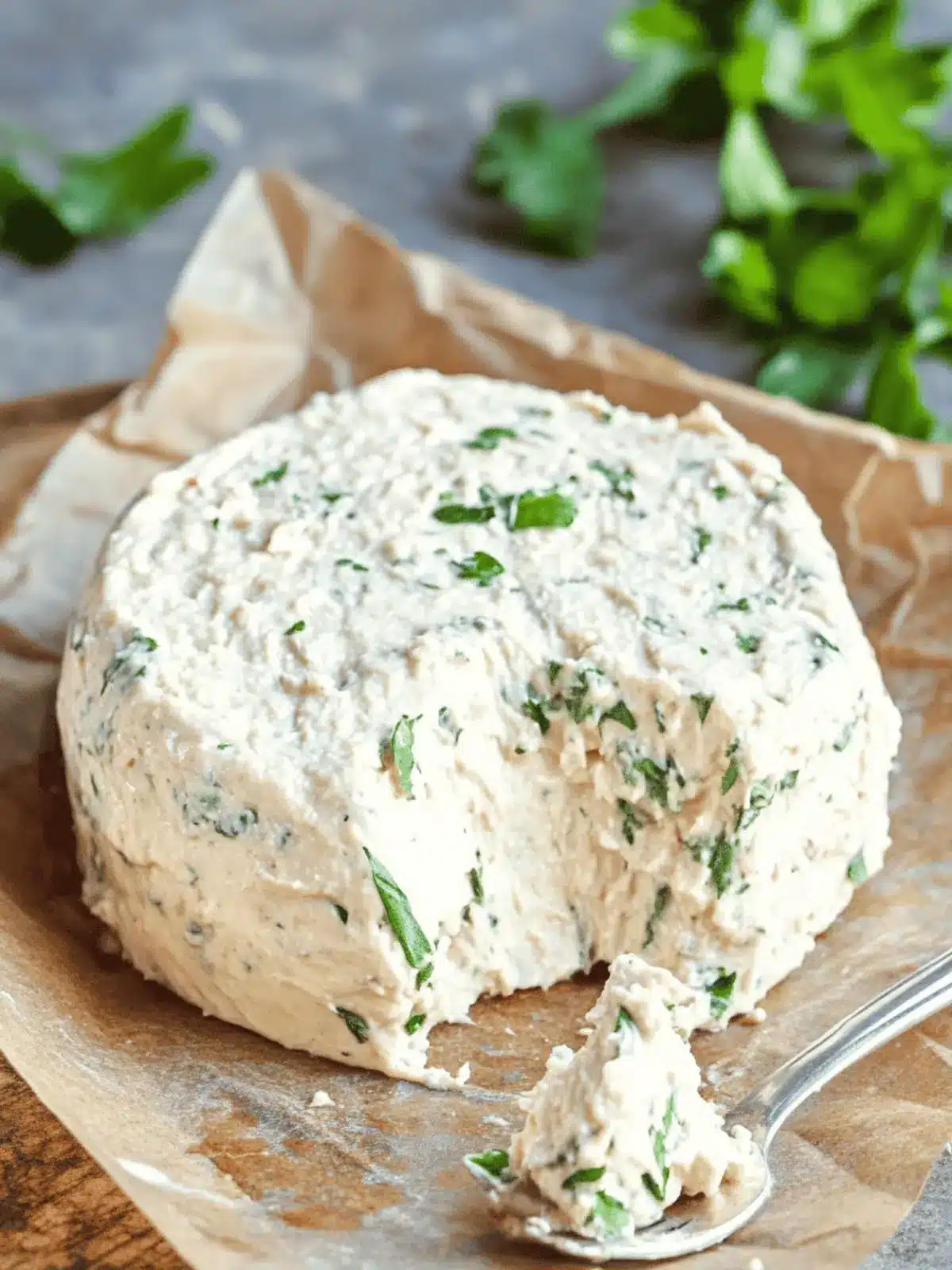 Creamy Vegan Cashew Boursin Cheese in Just 5 Ingredients 3 Vegan Cashew Boursin Cheese (Oil-free, 5 ingredients