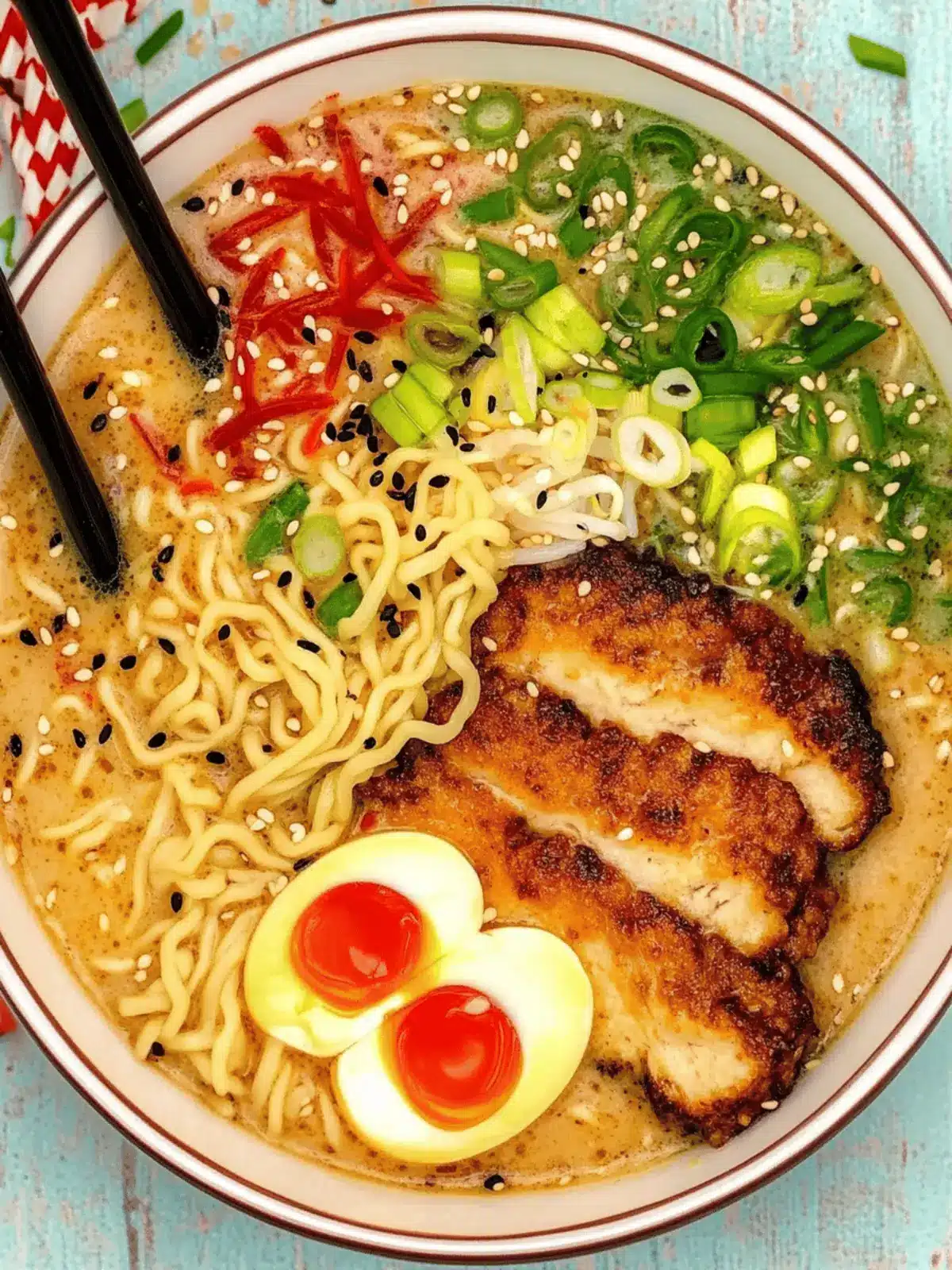 Comforting Miso Ramen with Crispy Chicken Katsu Your Way 2 Miso Ramen