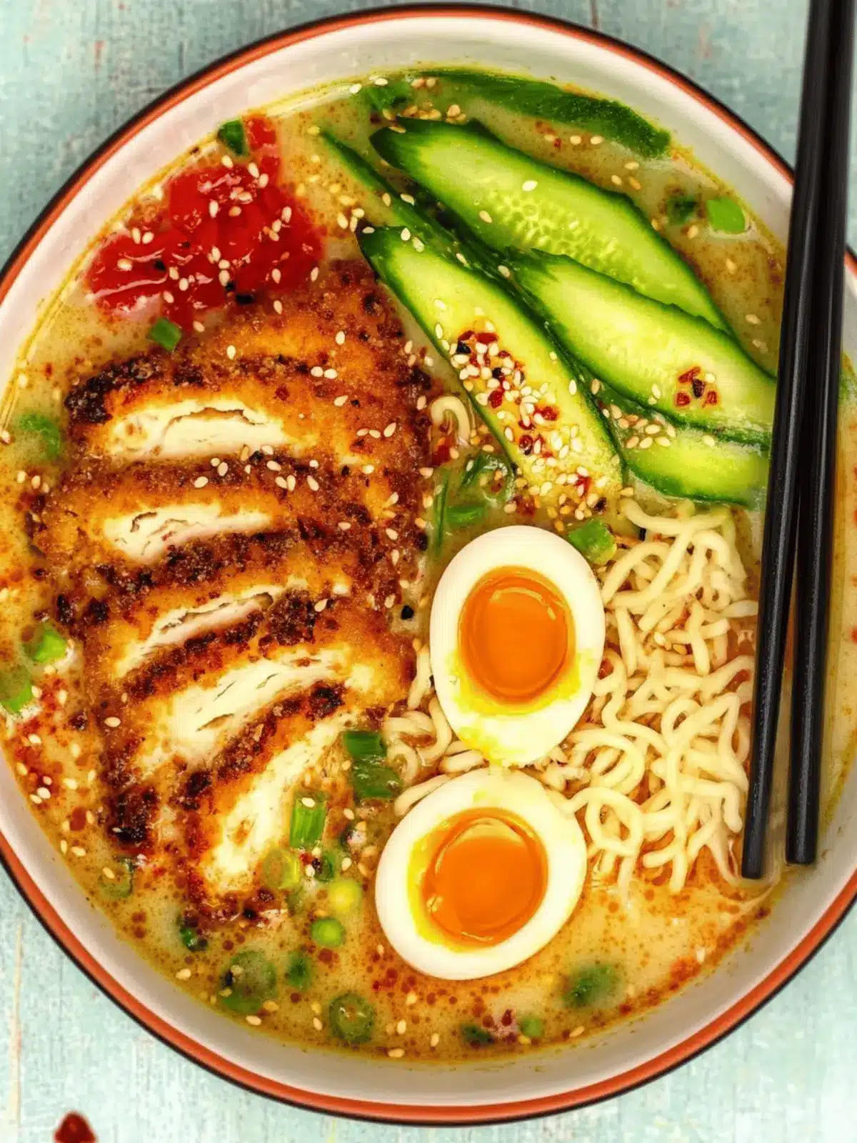 Comforting Miso Ramen with Crispy Chicken Katsu Your Way 3 Miso Ramen