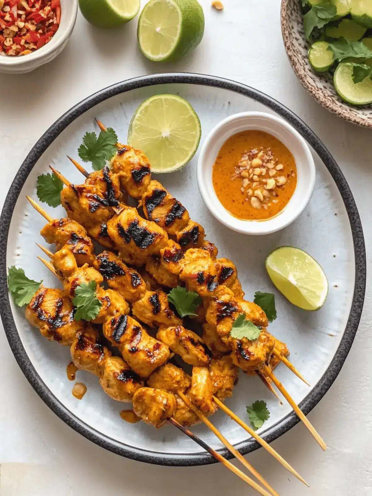 Delicious Thai Chicken Satay Skewers for Easy Home Cooking 3 Thai Chicken Satay