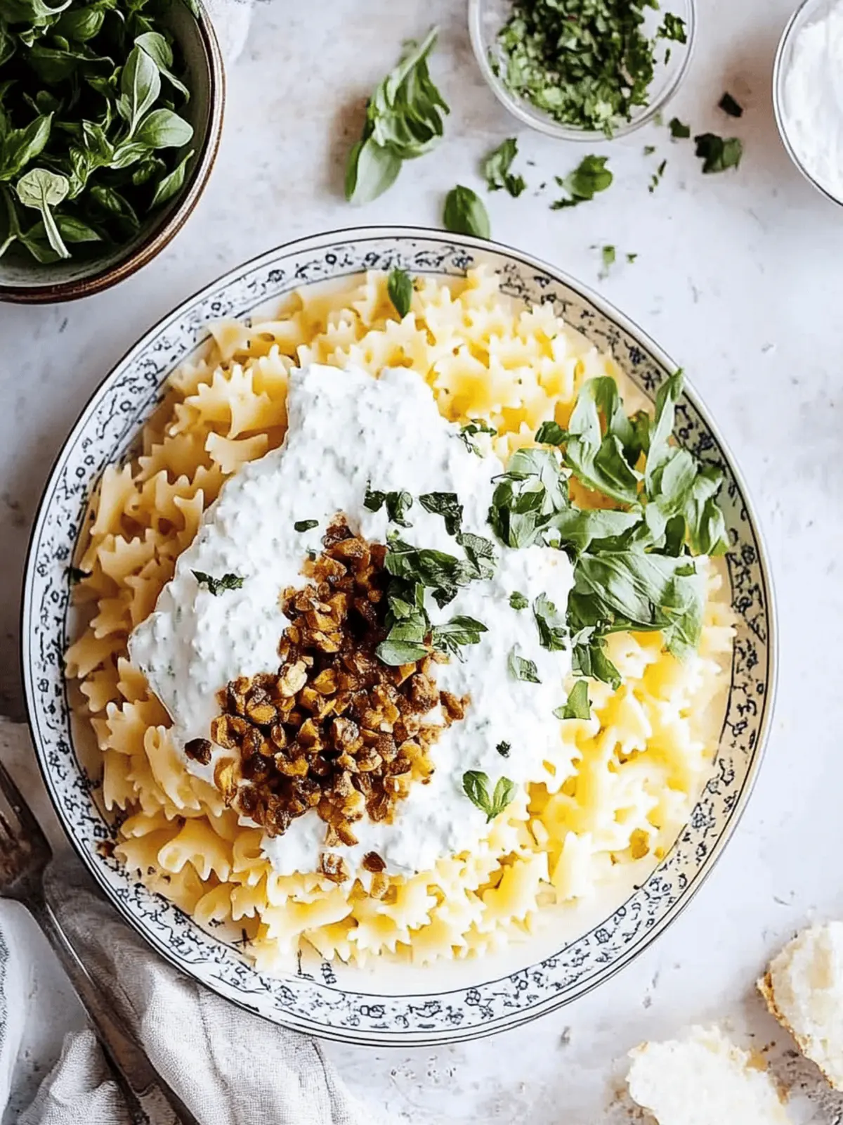 Arabic Pasta with Easy Yogurt Sauce: Quick & Flavorful Delight 3 Arabic Pasta with Easy Yogurt Sauce