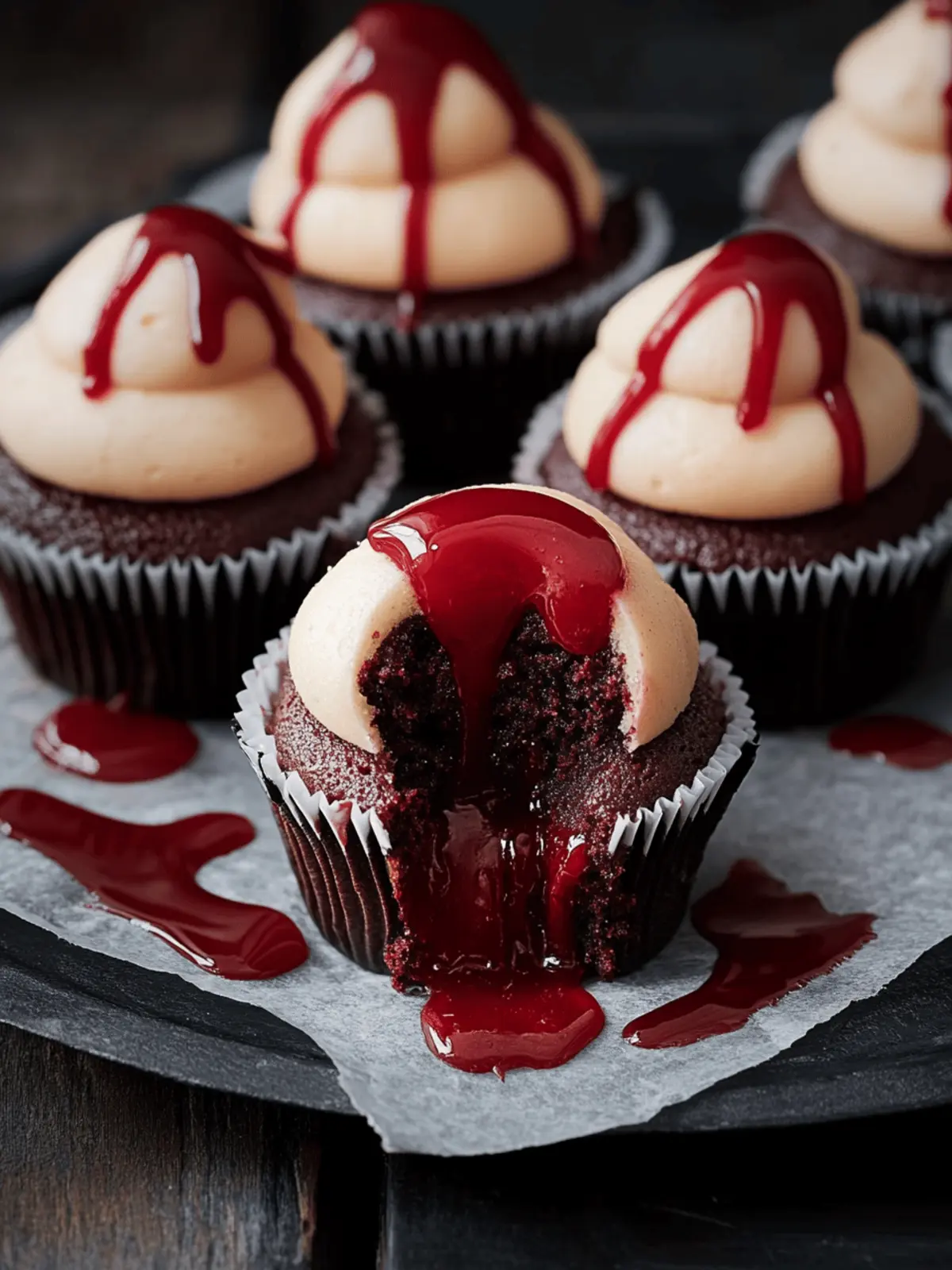 Vampire Bite Halloween Cupcakes That Will Haunt Your Taste Buds 4 Vampire Bite Halloween Cupcakes