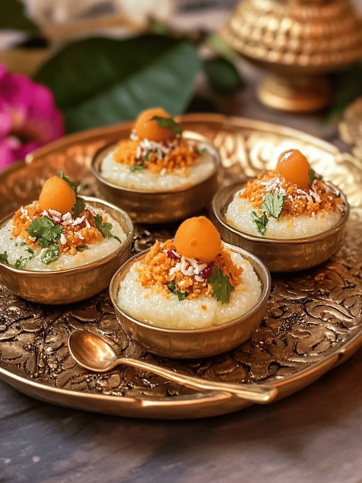 Sitaphal Phirni In Motichoor Cups – Your Festive Sweet Delight 4 Sitaphal Phirni In Motichoor Cups