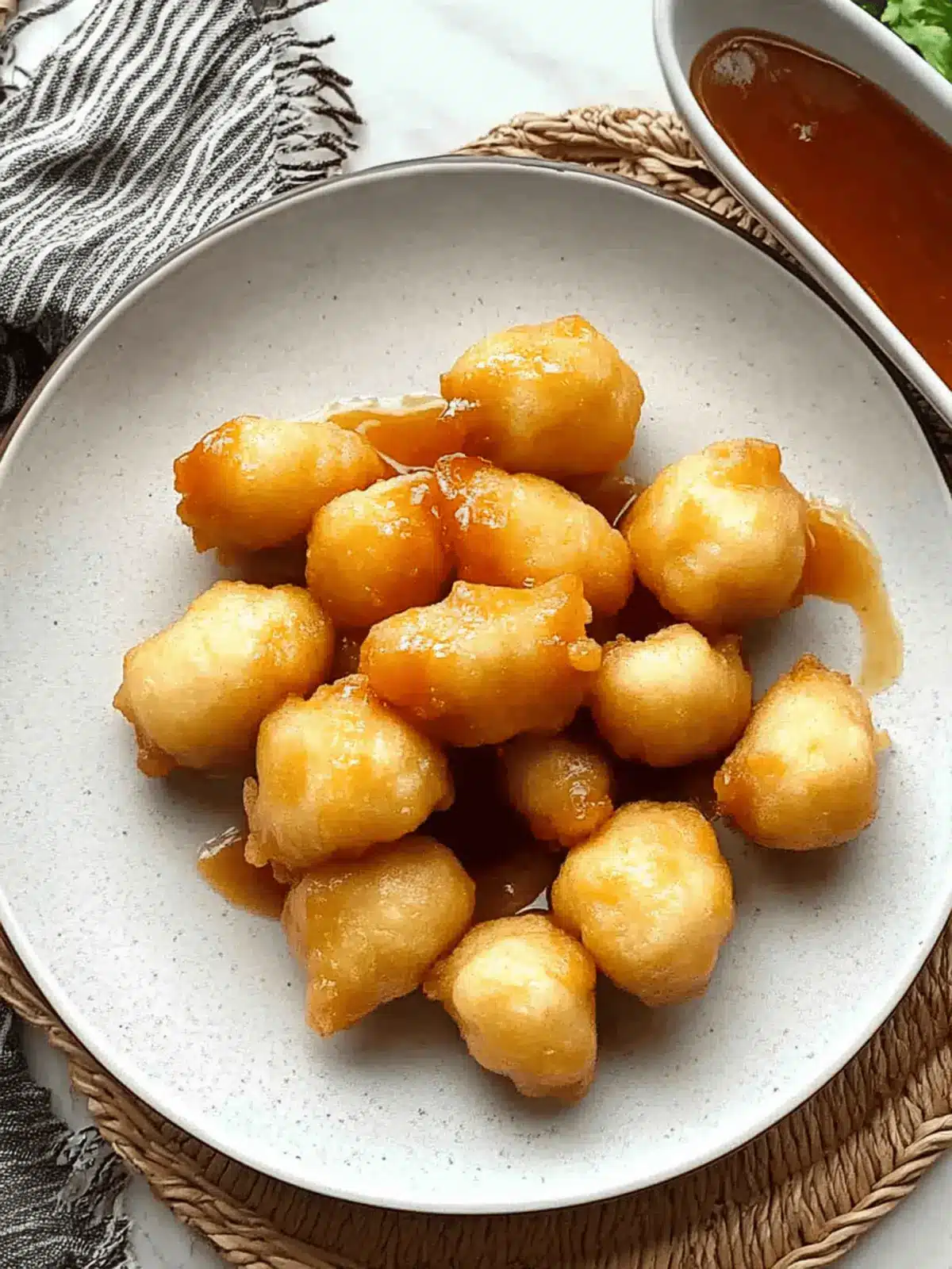 Crispy Chinese Chicken Balls With Sweet And Sour Sauce Bliss 3 Chinese Chicken Balls With Sweet And Sour Sauce