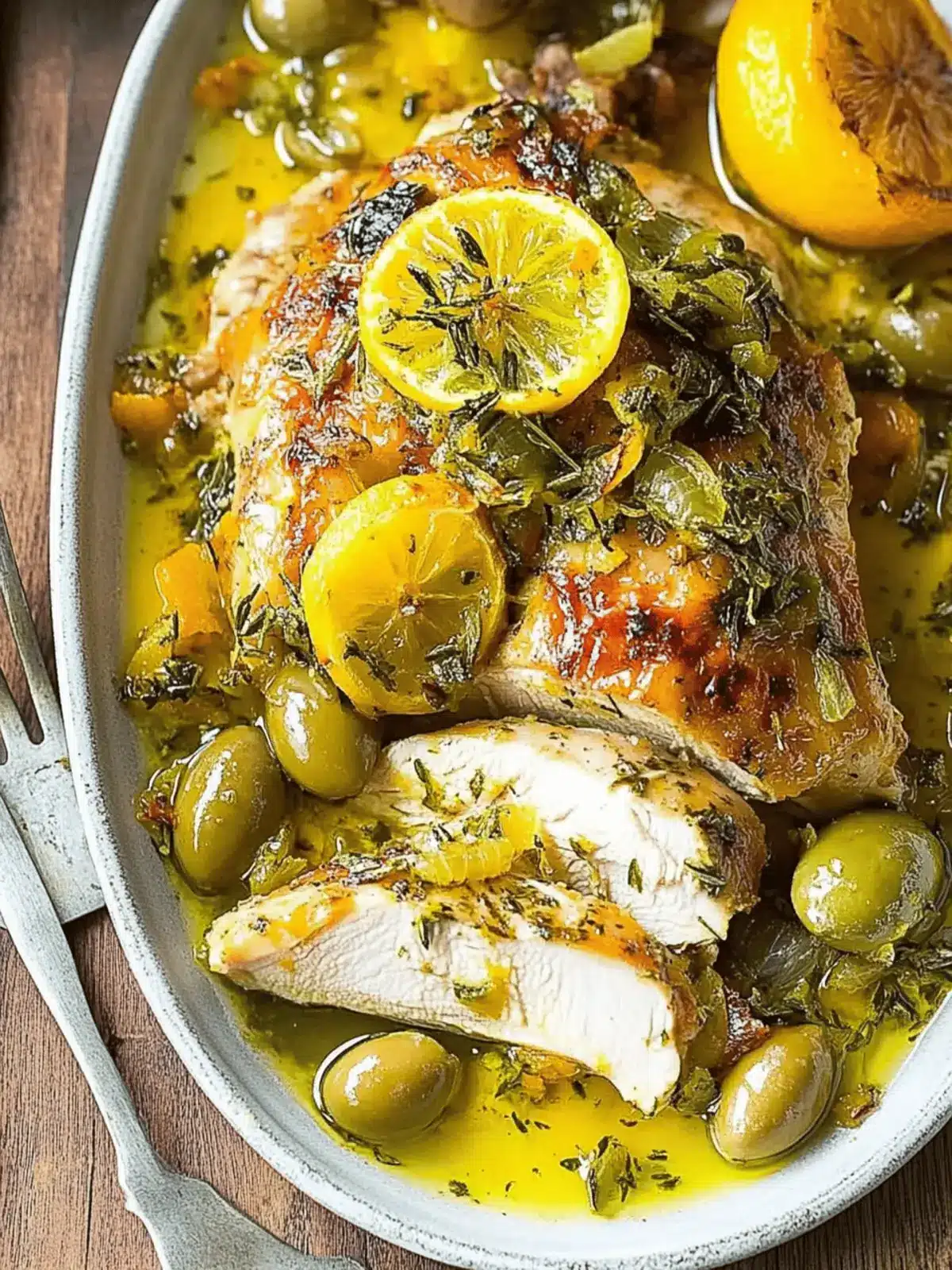Herb Roasted Chicken with Warm Olives and Citrus Bliss 5 Herb Roasted Chicken with Warm Olives and Citrus