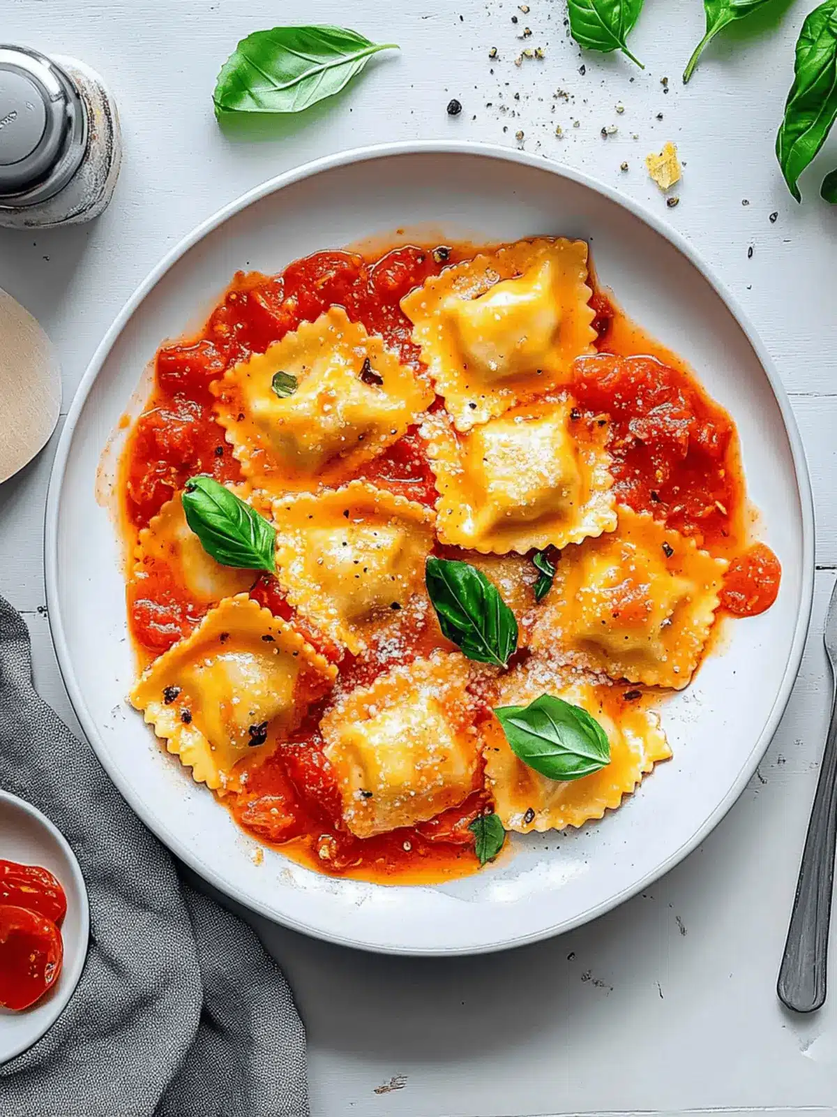 Delicious Ravioli with Tomato Sauce in Just 30 Minutes 2 Ravioli with Tomato Sauce