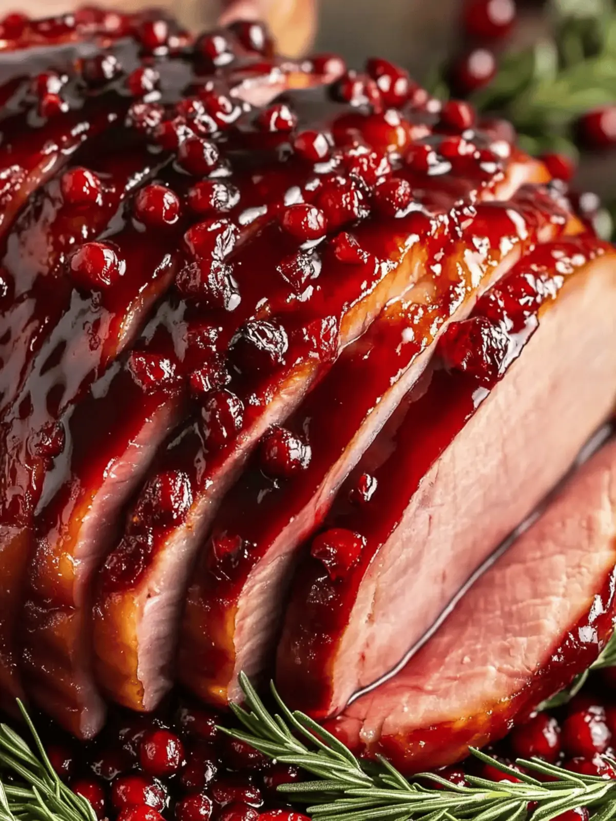 Cranberry Glazed Ham: Sweet & Savory Holiday Delight 4 Cranberry Glazed Ham