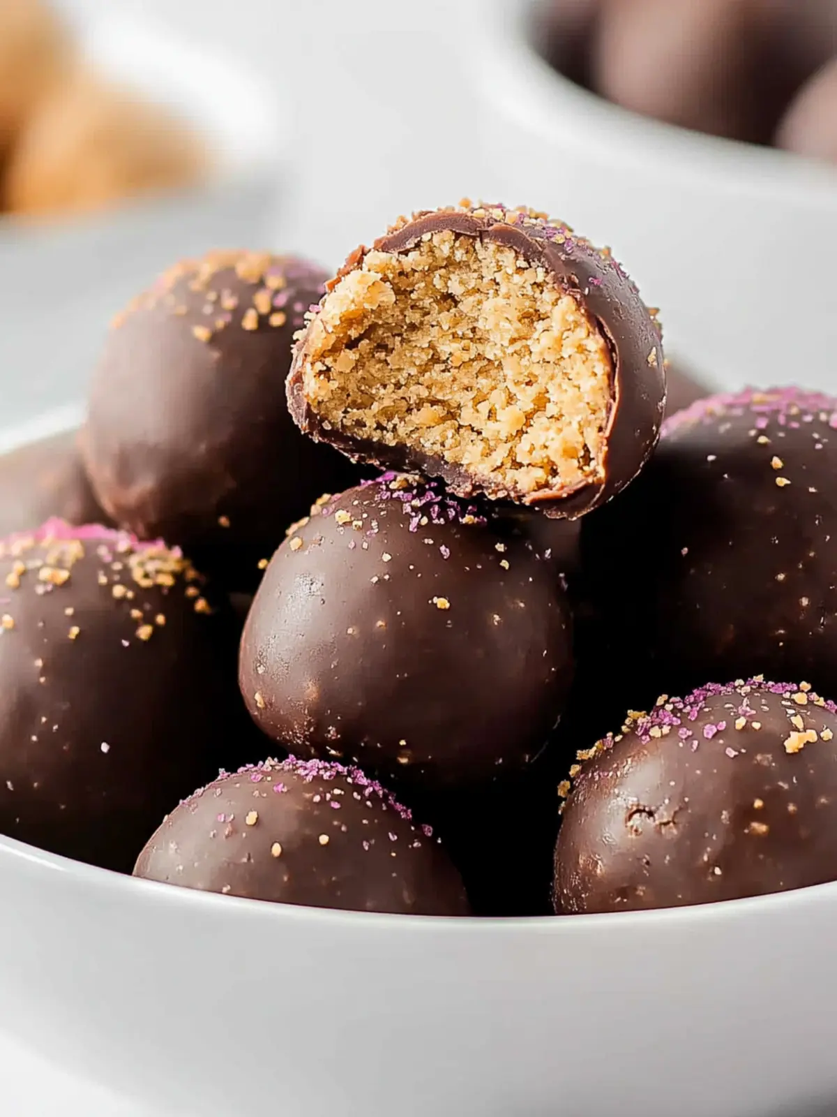 Irresistible Peanut Butter Balls with Graham Crackers Recipe 2 Peanut Butter Balls with Graham Crackers