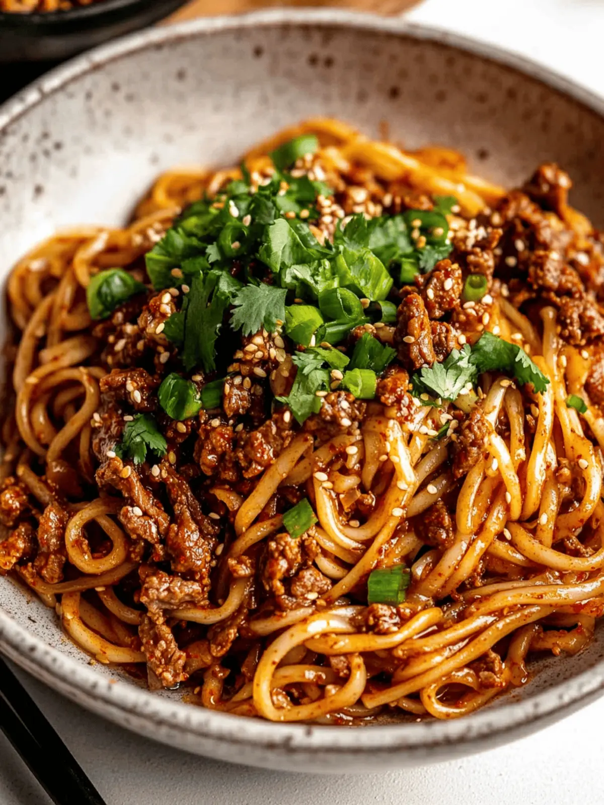 Spicy Korean Gochujang Beef Noodles You Can't Resist 2 Spicy Korean Gochujang Beef Noodles