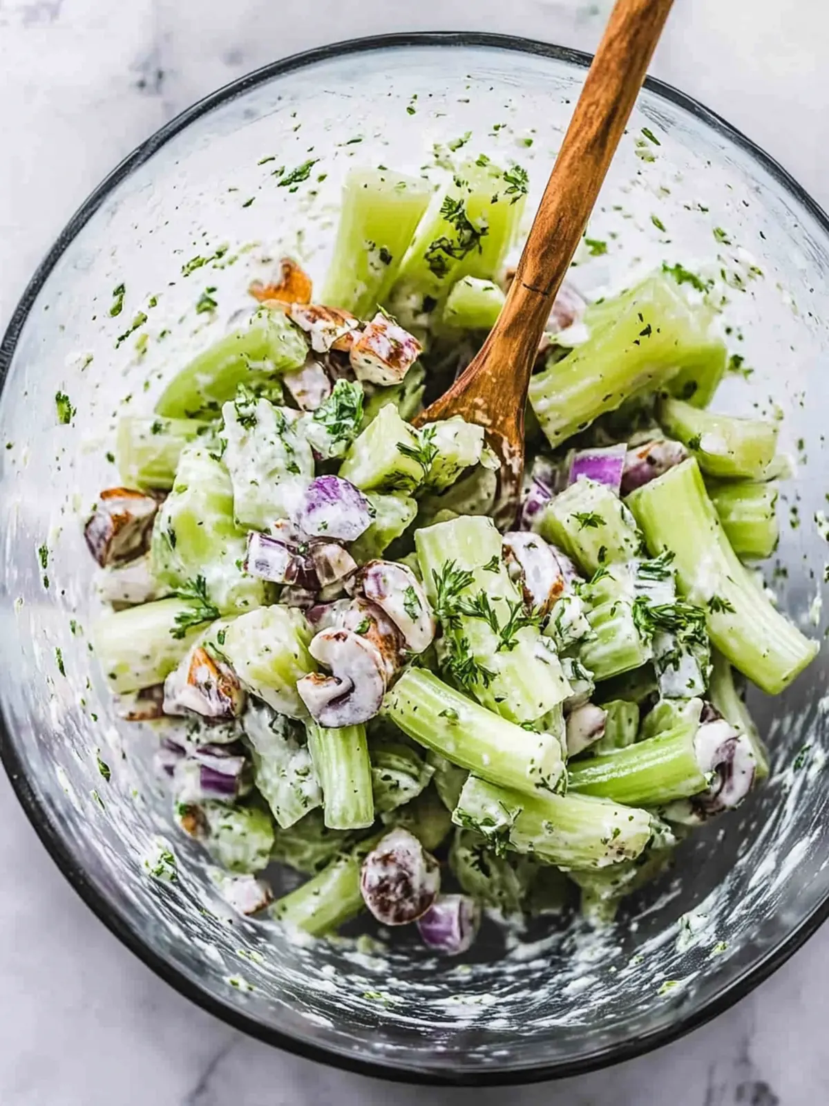 Zesty Celery Salad with Walnuts and Raisins Delight 2 Celery Salad