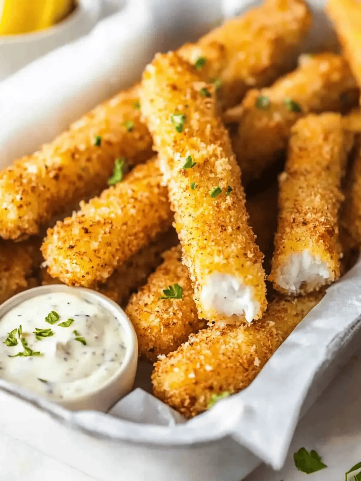 Crispy Fish Sticks: A Healthy Twist on a Childhood Classic 5 Fish Sticks