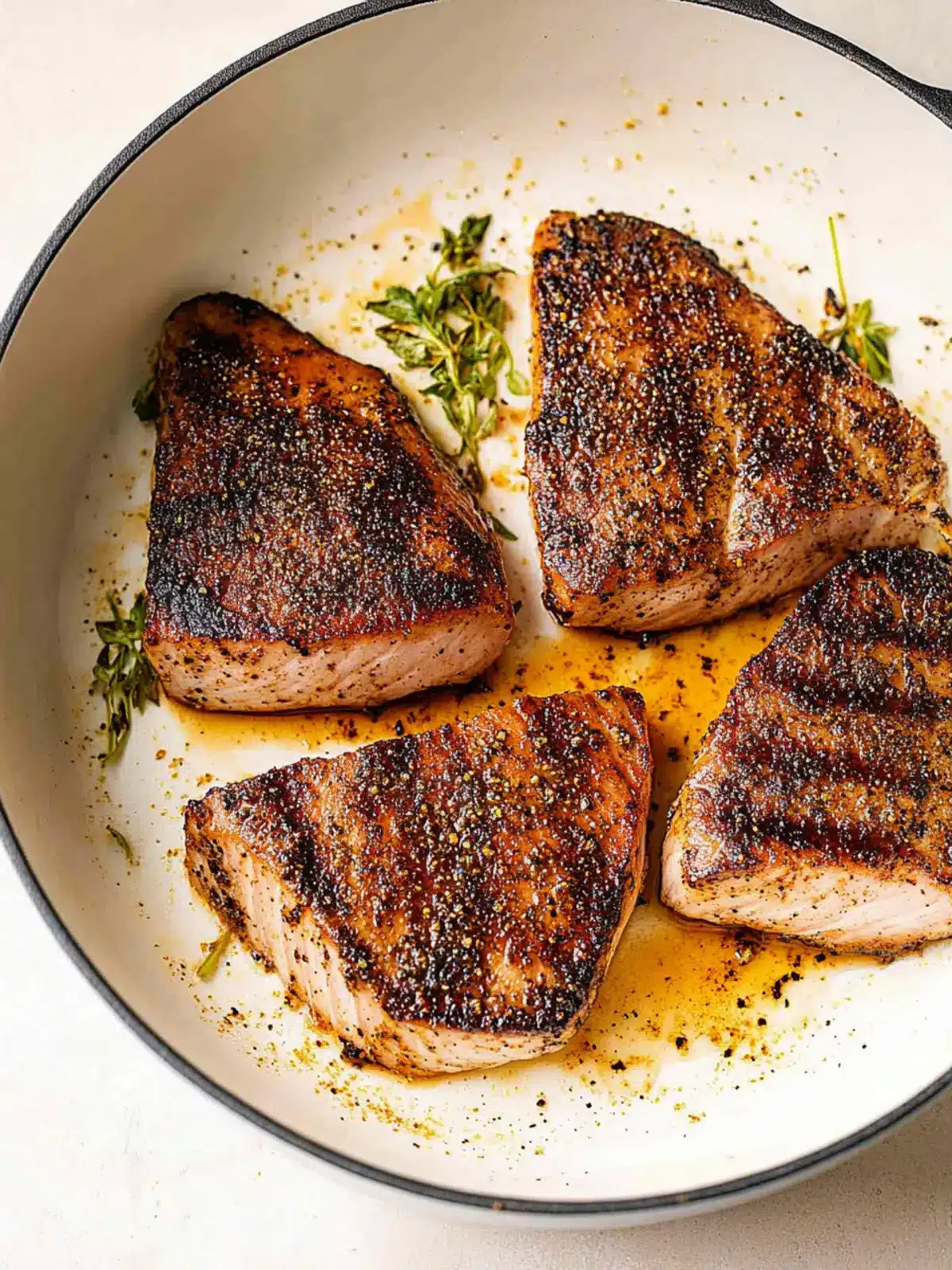 Savor the Flavor: Blackened Ahi Tuna Steaks in Minutes 5 Blackened Ahi Tuna Steaks