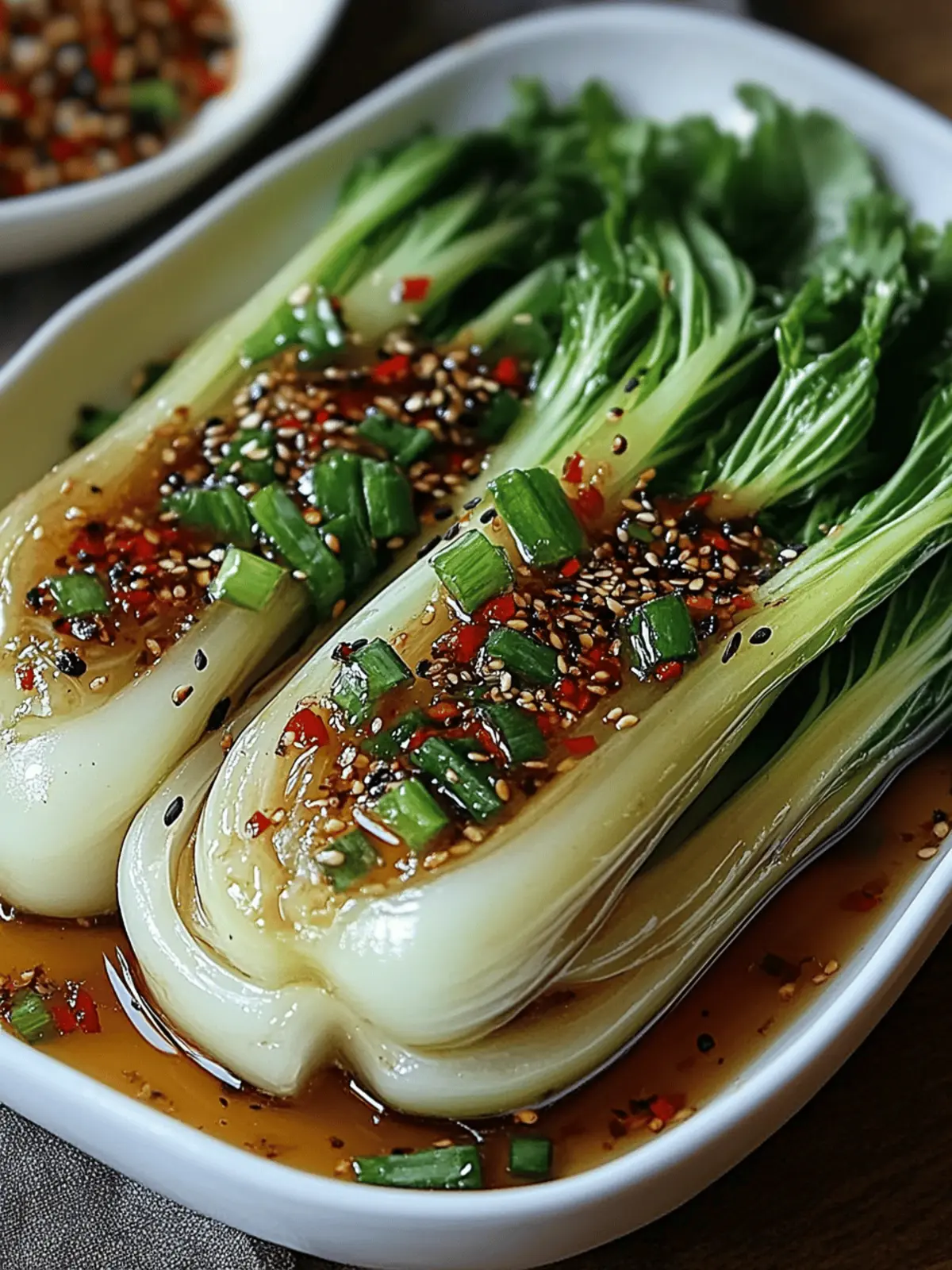 Quick Bok Choy with Ginger Chili Sauce: A Flavorful Delight 2 Quick Bok Choy with Ginger Chili Sauce