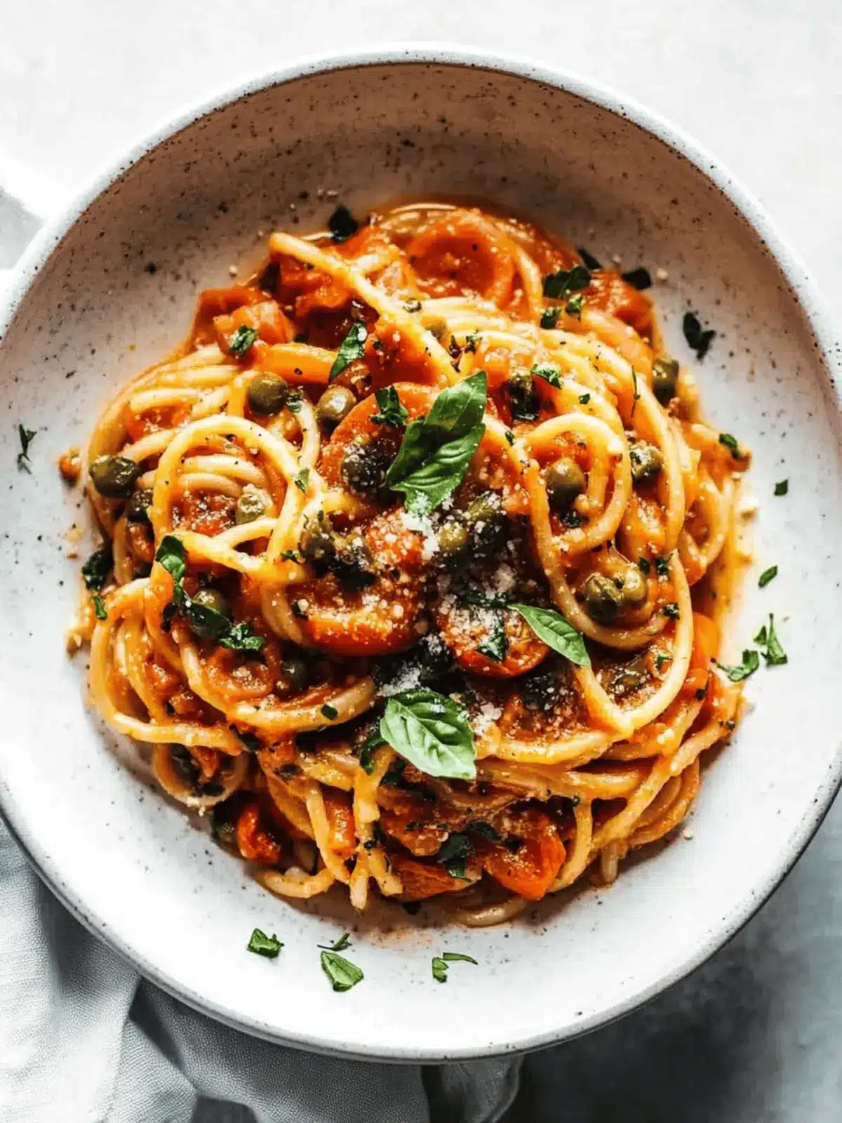 Savory Roasted Tomato Puttanesca Pasta in 40 Minutes 5 Roasted Tomato Puttanesca