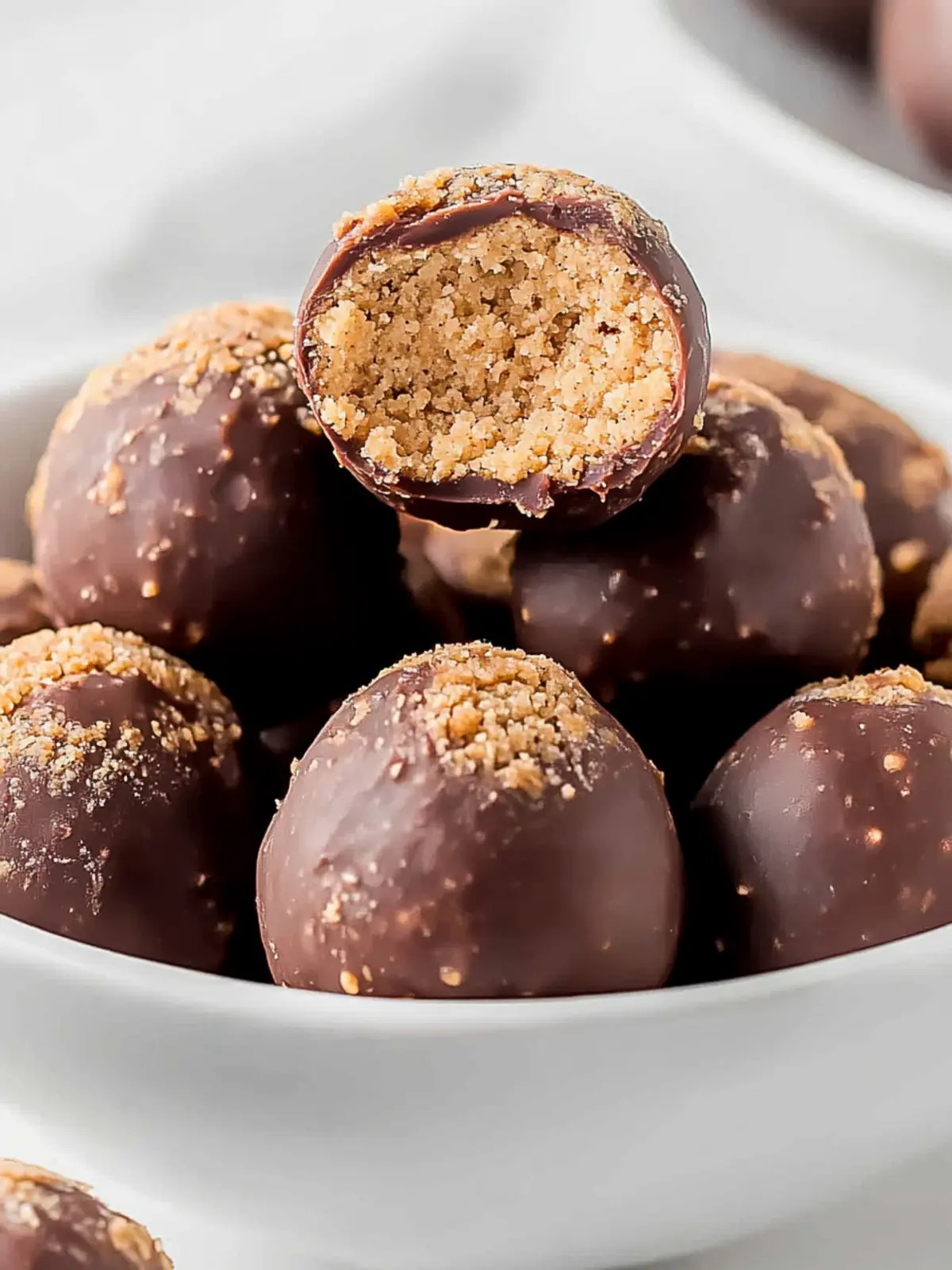 Irresistible Peanut Butter Balls with Graham Crackers Recipe 5 Peanut Butter Balls with Graham Crackers