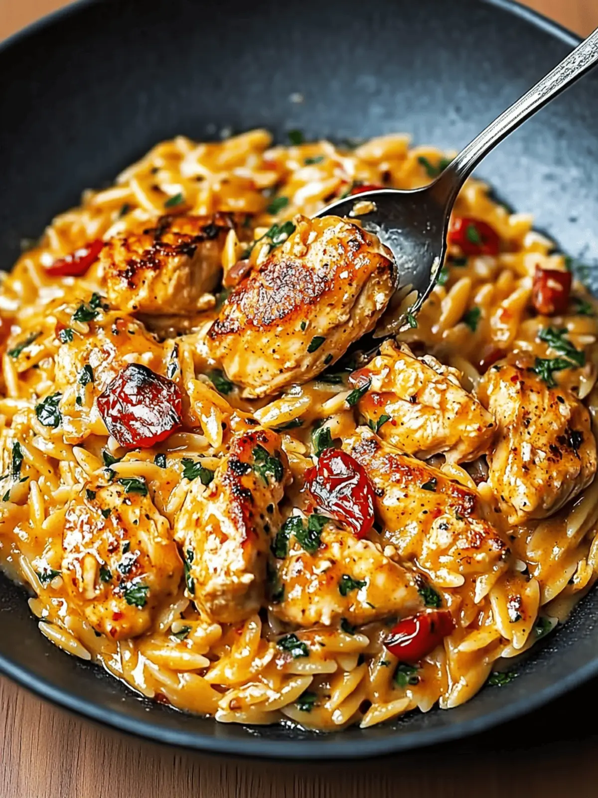 One-Pot Cajun Chicken Alfredo Orzo for Easy Comfort Food 2 One-Pot Cajun Chicken Alfredo Orzo