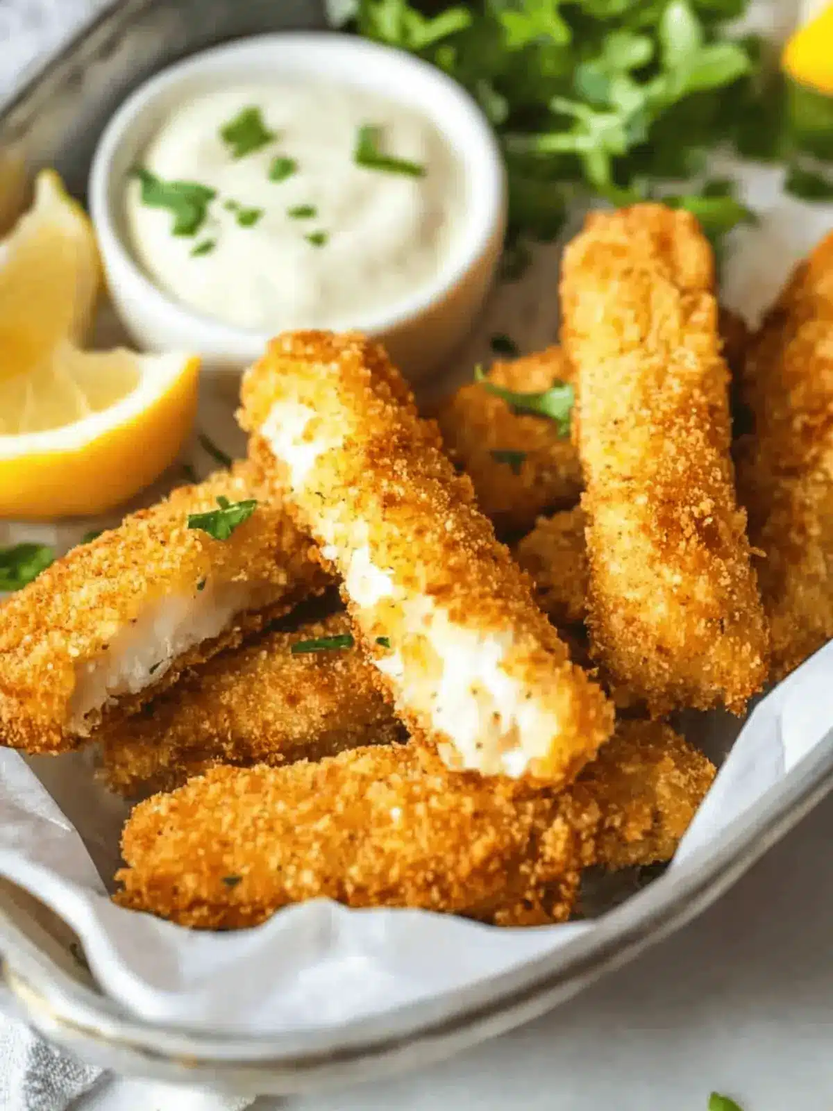 Crispy Fish Sticks: A Healthy Twist on a Childhood Classic 4 Fish Sticks