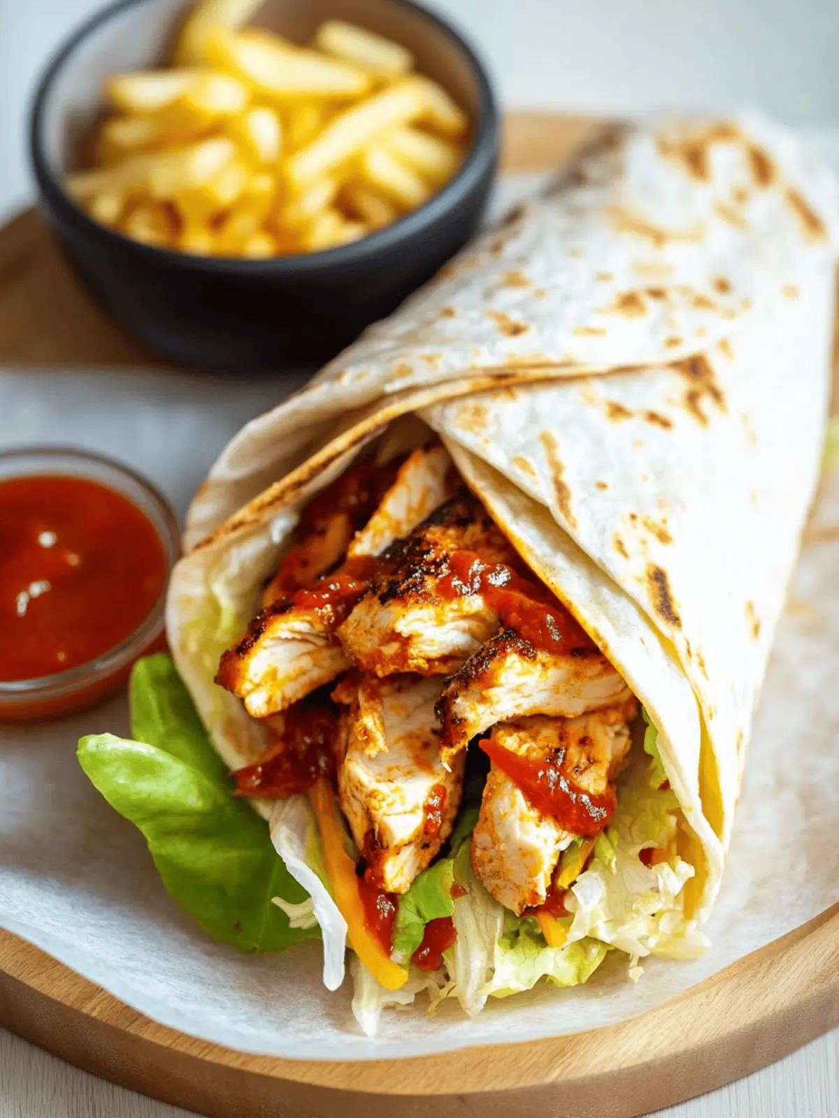 Unlock Flavor with Portuguese-Style Chilli Chicken Wraps 2 Portuguese-style Chilli Chicken Wrap