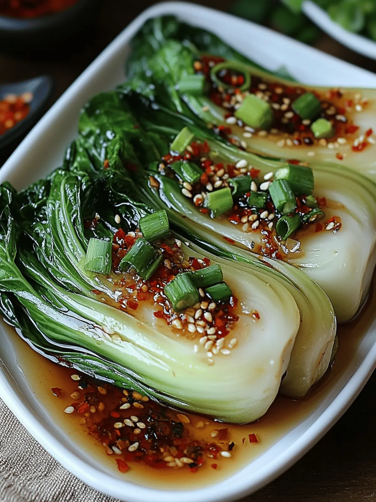 Quick Bok Choy with Ginger Chili Sauce: A Flavorful Delight 5 Quick Bok Choy with Ginger Chili Sauce