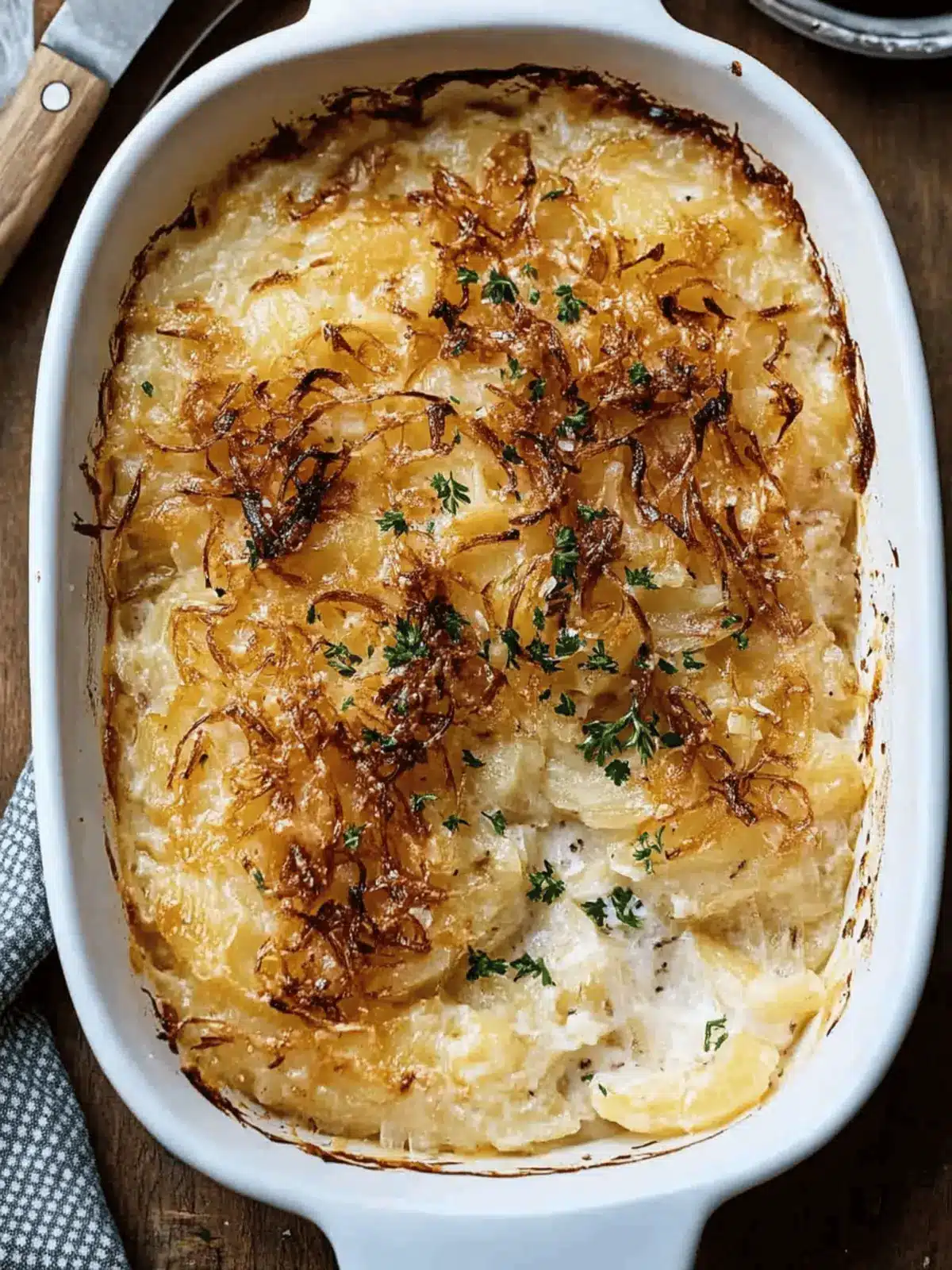 Irresistible French Onion Funeral Potatoes Casserole Delight 5 French Onion Funeral Potatoes