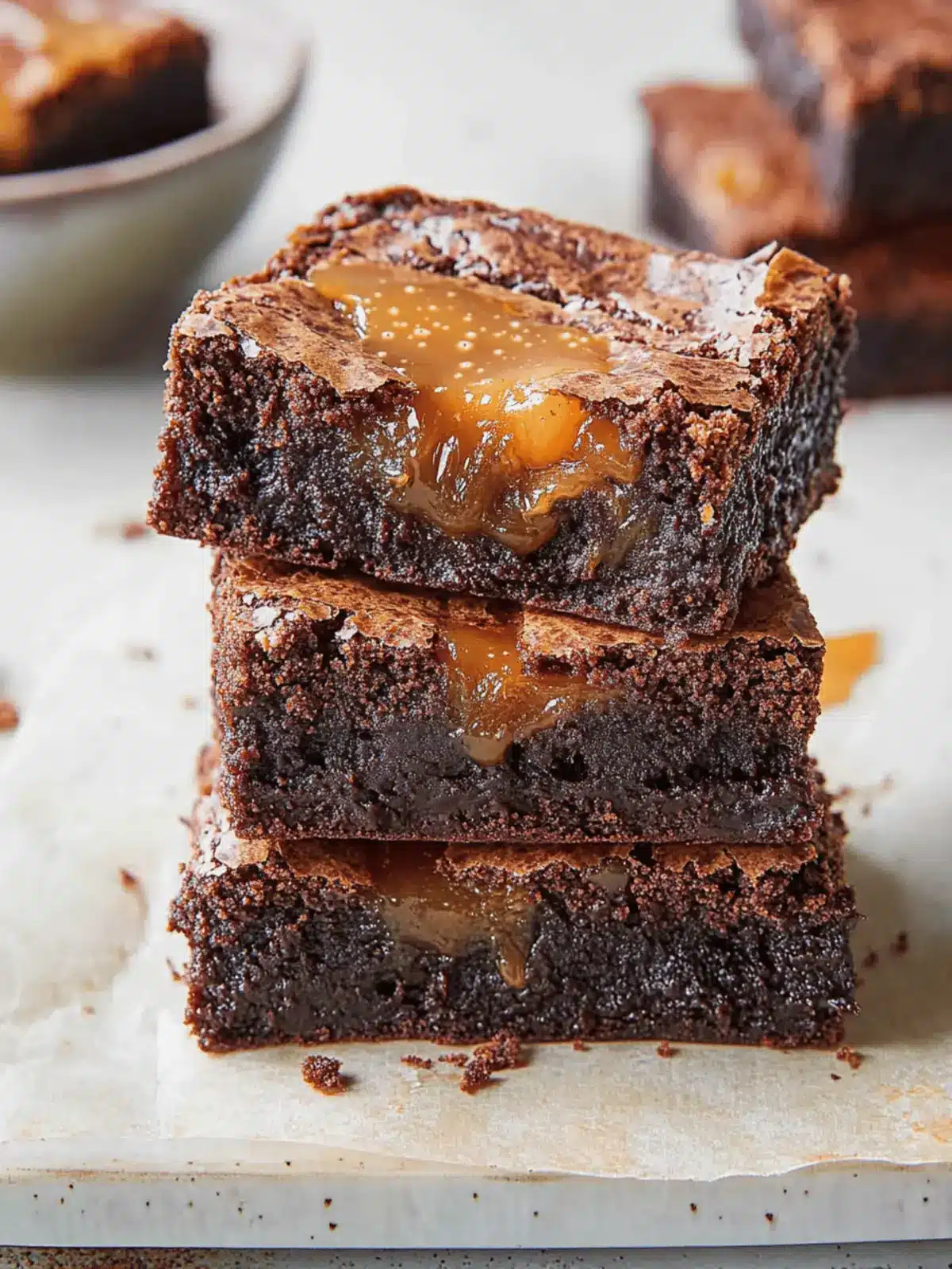 Indulge in Decadent Caramel Brownies You Can’t Resist 3 Caramel Brownies