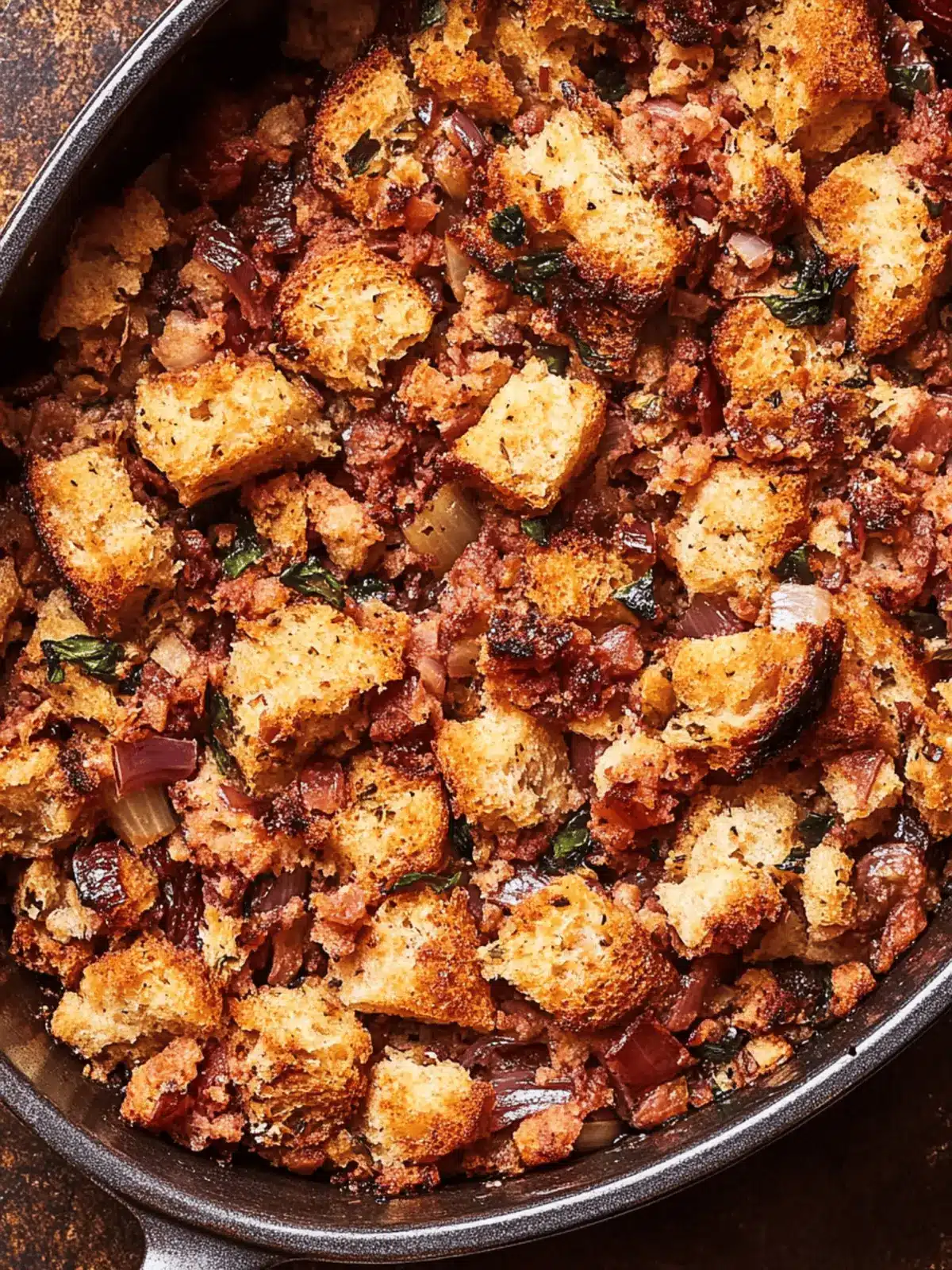 Savory Red Onion & Sourdough Stuffing Your Family Will Love 4 Red onion & sourdough stuffing