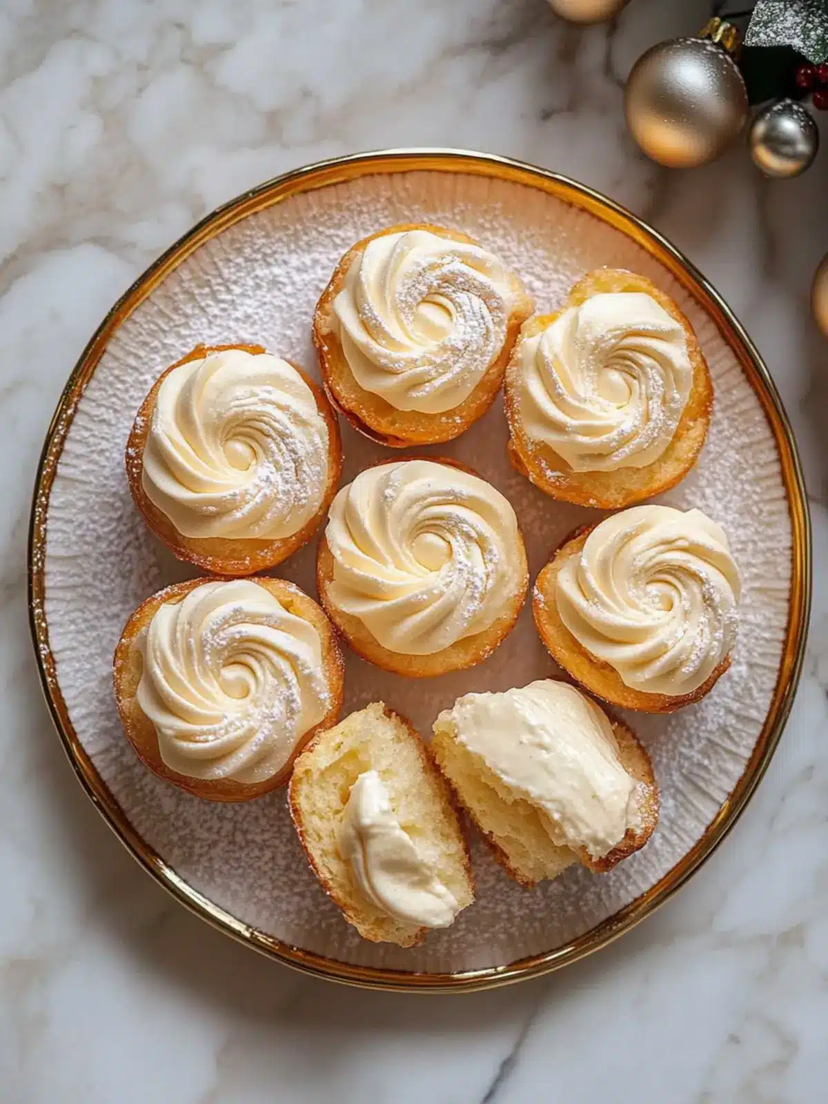 Decadent Eggnog Cream Puffs to Elevate Your Holiday Desserts 2 Eggnog Cream Puffs