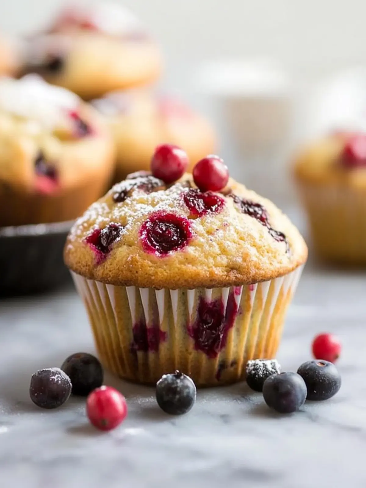 Delicious Cranberry Banana Muffins to Brighten Your Day 3 Cranberry Banana Muffins