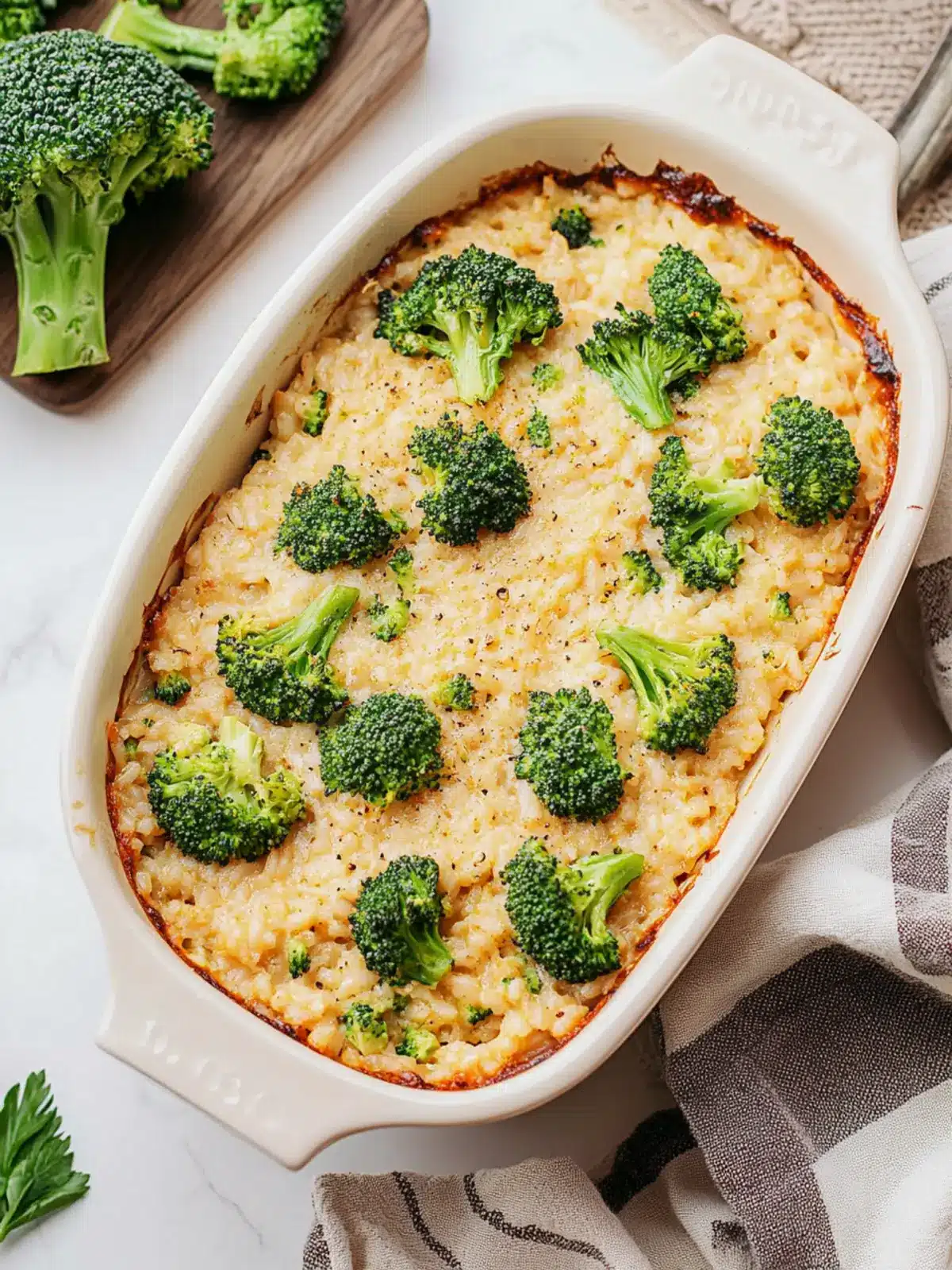 Creamy Vegan Broccoli Rice Casserole for Cozy Nights 3 Vegan Broccoli Rice Casserole
