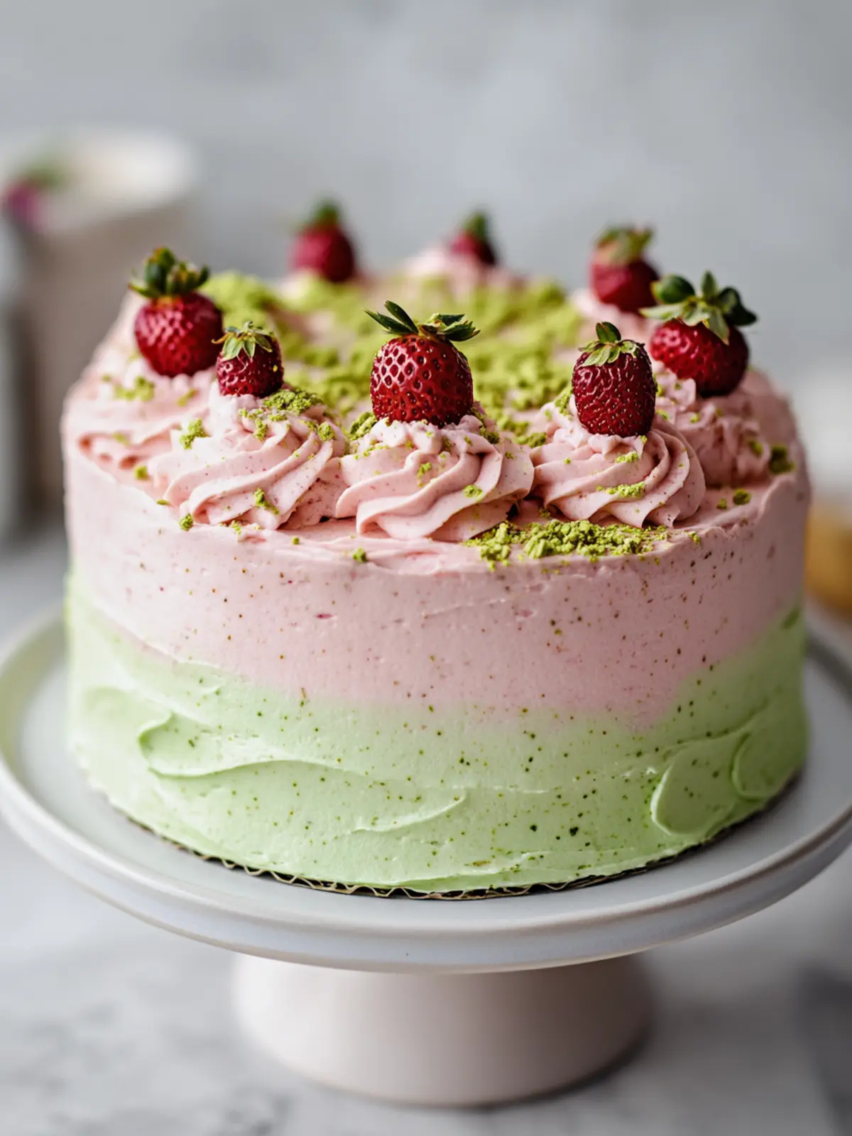 Delight in Easy Strawberry Matcha Cake: A Flavor Fusion Adventure 4 Easy Strawberry Matcha Cake