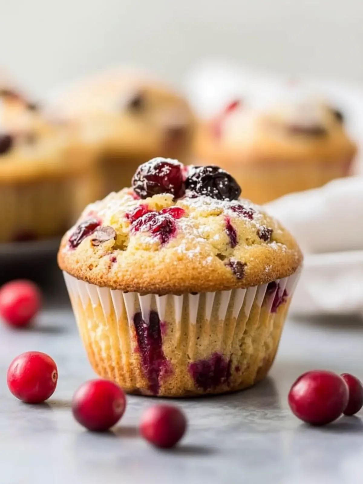 Delicious Cranberry Banana Muffins to Brighten Your Day 2 Cranberry Banana Muffins