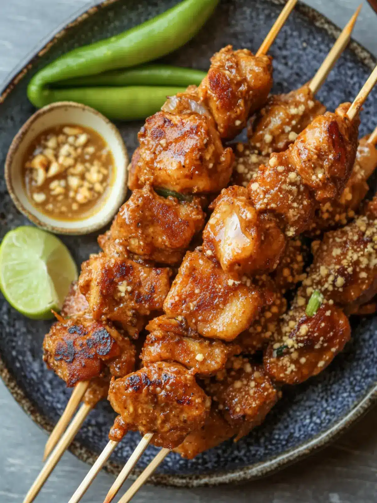 Savory Lion's Mane Satay Skewers That Wow Every Palate 5 Lion's Mane Satay Skewers