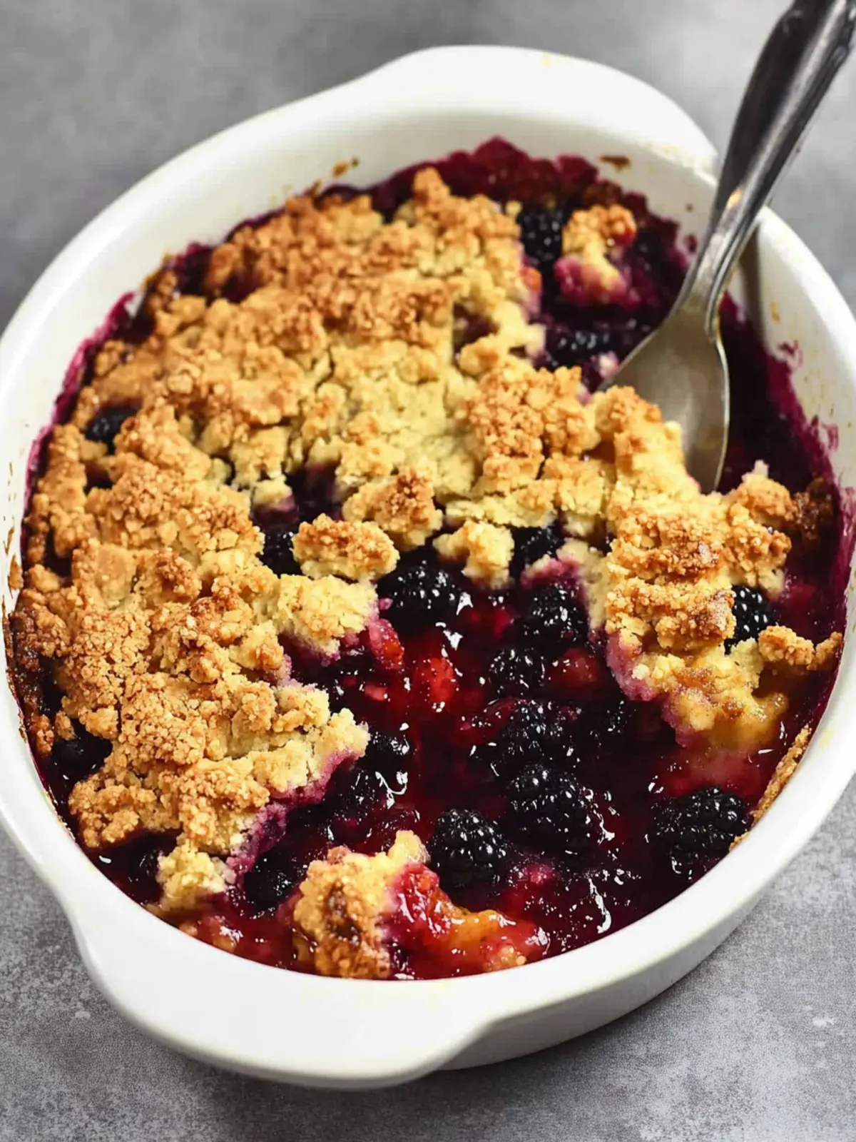 Irresistible Mixed Berry Crumble With Crunchy Streusel Topping 4 Mixed Berry Crumble (With Streusel Topping)