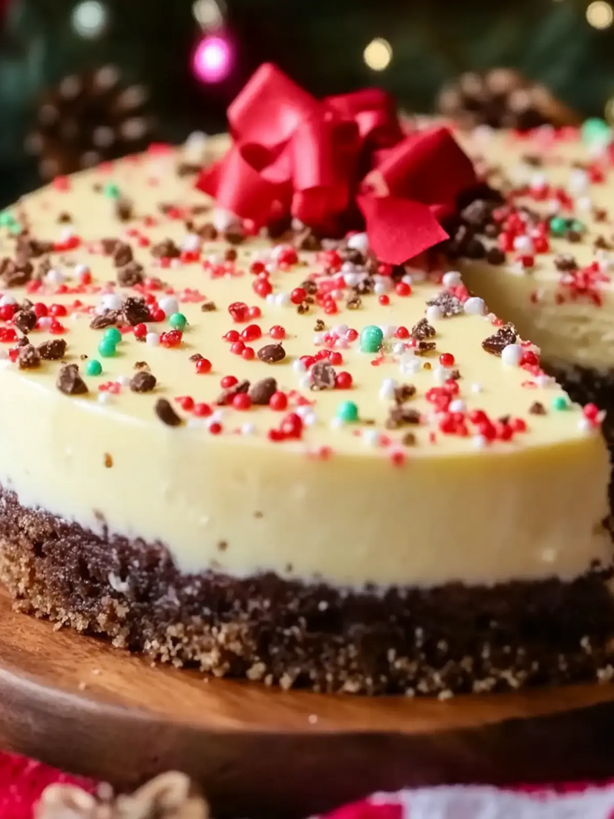 Irresistible Christmas Sugar Cookie Cheesecake Delight 4 Christmas Sugar Cookie Cheesecake