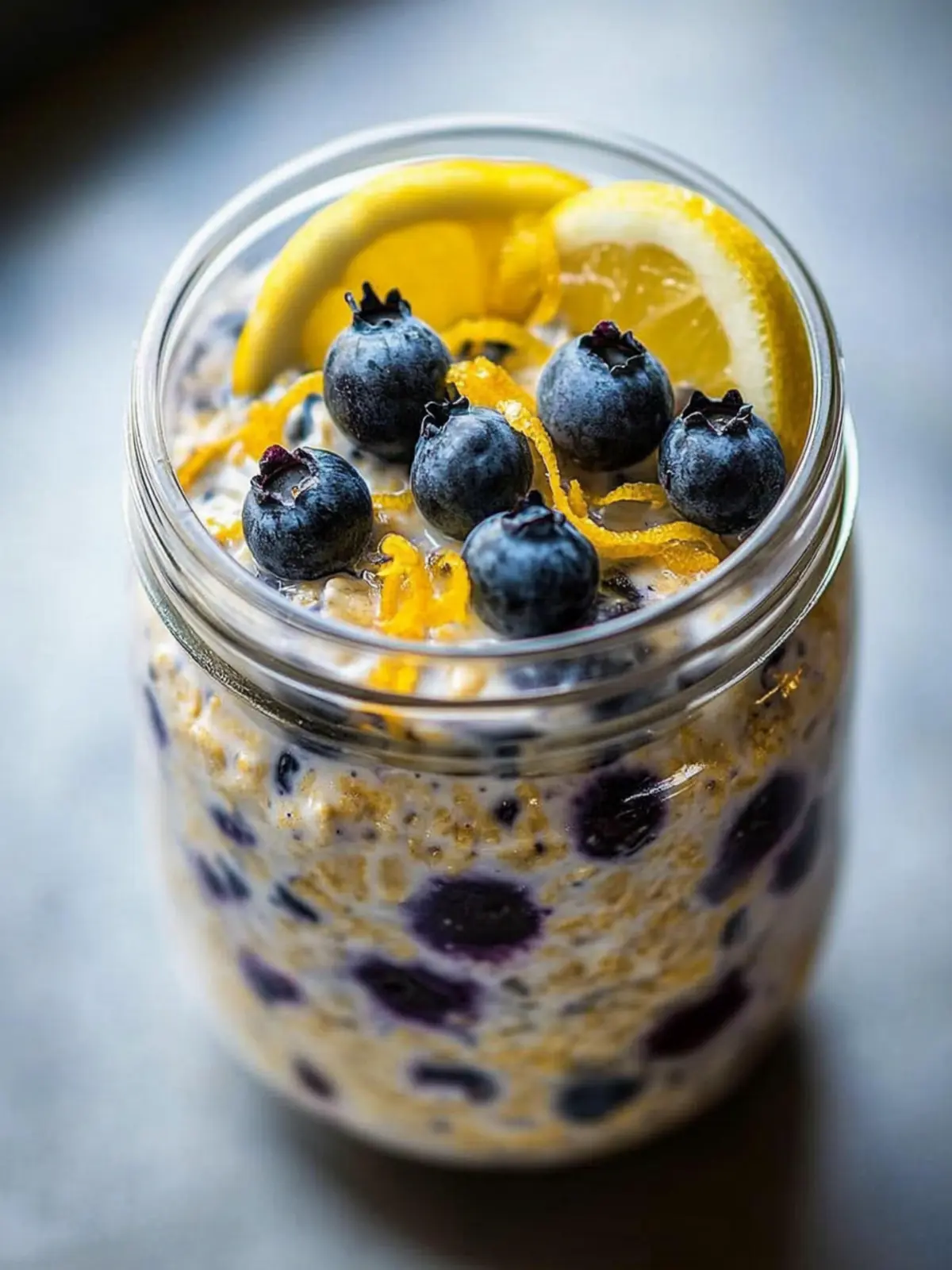 Amazing 15g Protein Blueberry Lemon Overnight Oats Bliss 5 Amazing 15g Protein Blueberry Lemon Overnight Oats