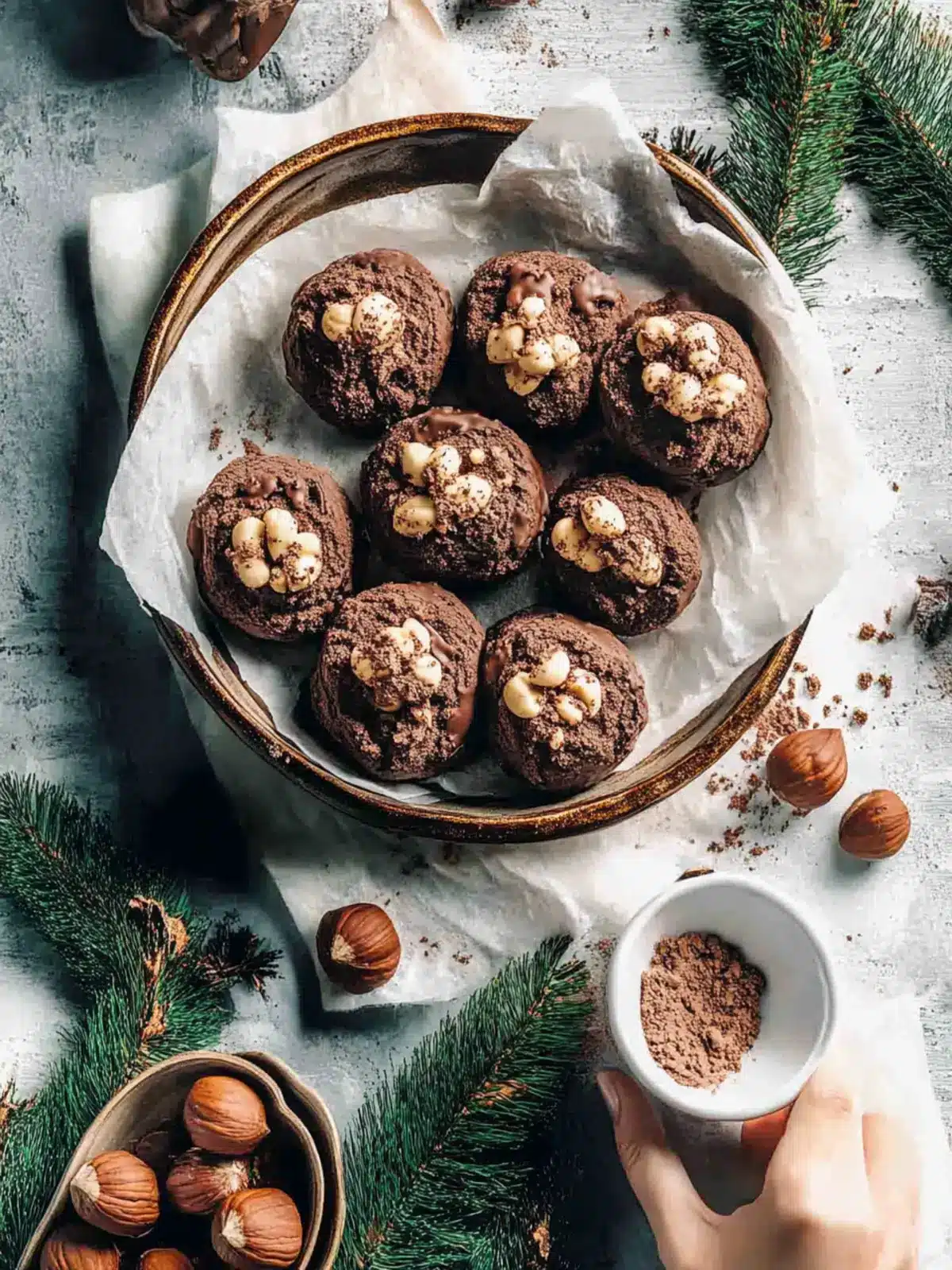 Chocolate Hazelnut Blossoms That Melt in Your Mouth 5 Chocolate Hazelnut Blossoms