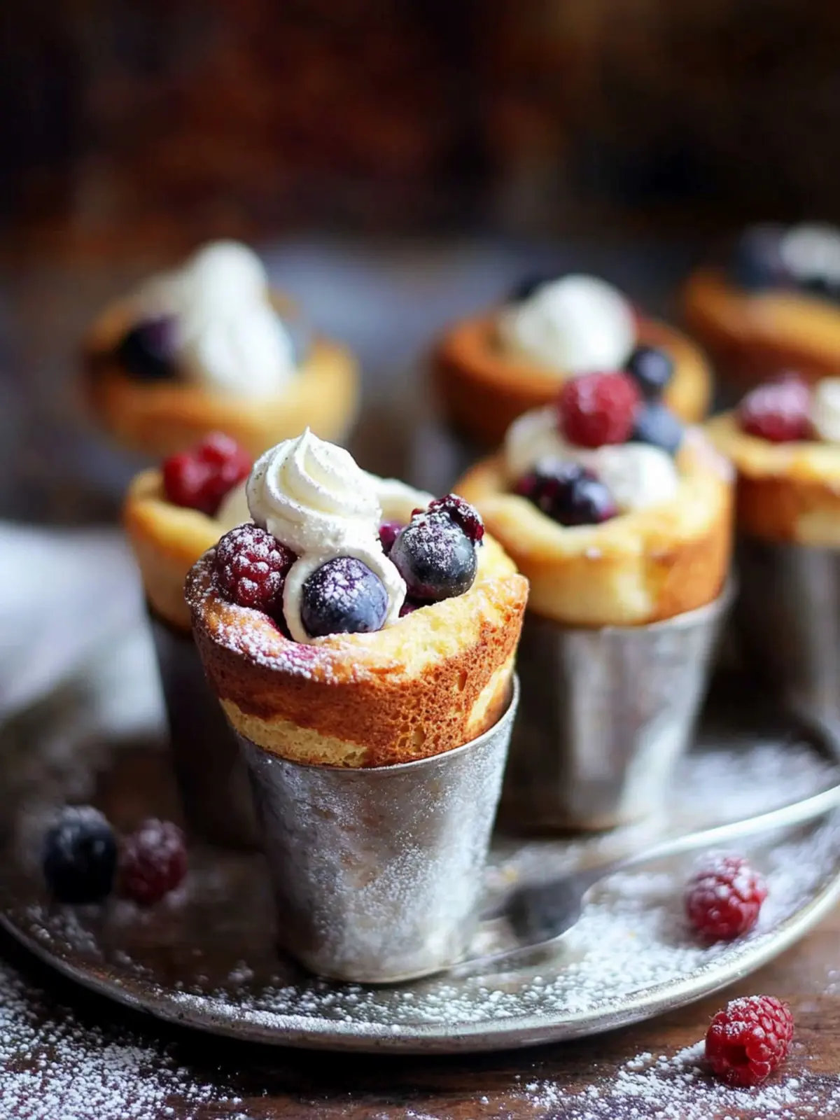 Fluffy Blueberry and Raspberry Popovers for Sweet Mornings 2 Blueberry and raspberry popovers