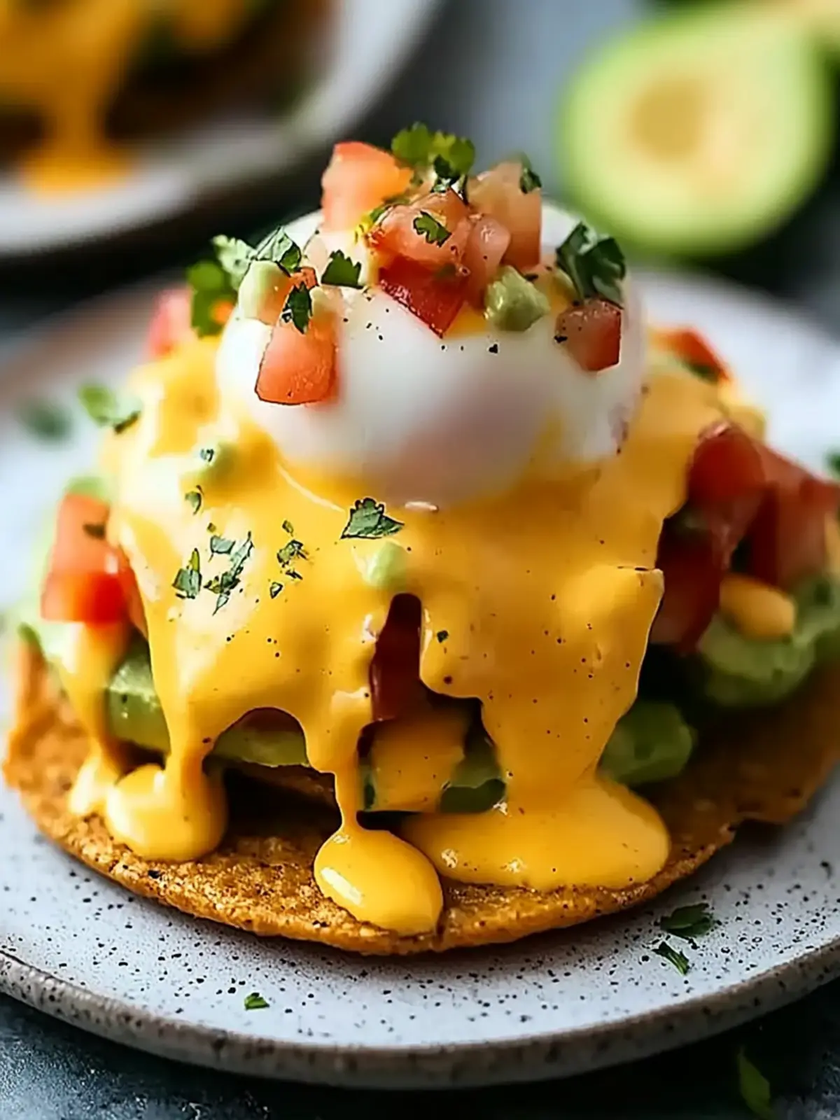 Savory Mexican Eggs Benedict with a Spicy Twist 2 Mexican Eggs Benedict