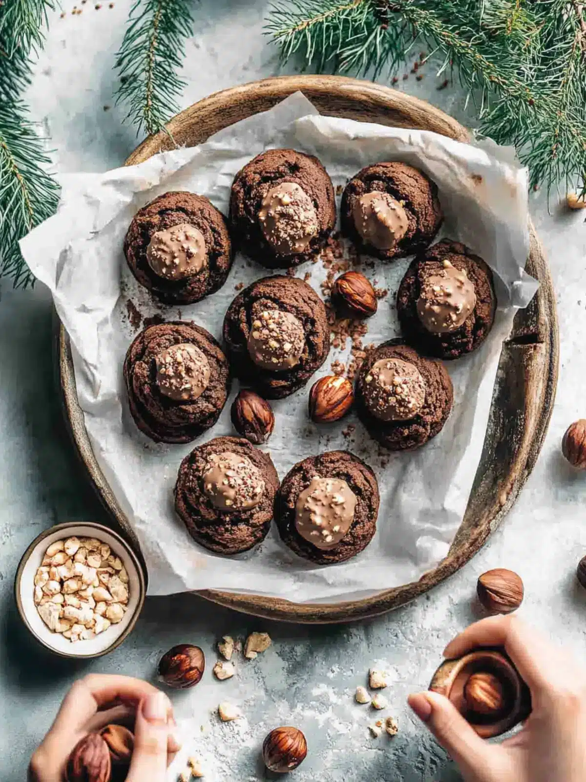 Chocolate Hazelnut Blossoms That Melt in Your Mouth 4 Chocolate Hazelnut Blossoms