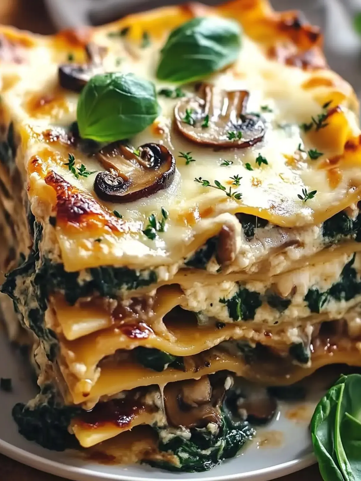 Delicious Mushroom and Spinach Lasagna for Cozy Nights 4 Mushroom and Spinach Lasagna