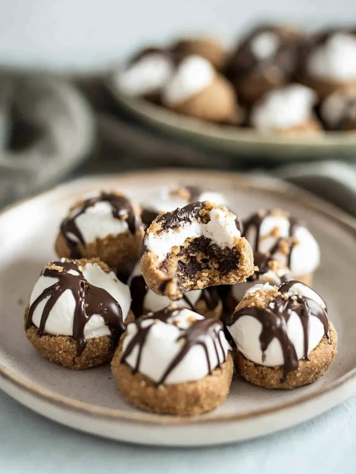 No Bake S'mores Cookie Dough Bites That Everyone Will Love 5 No Bake S’mores Cookie Dough Bites