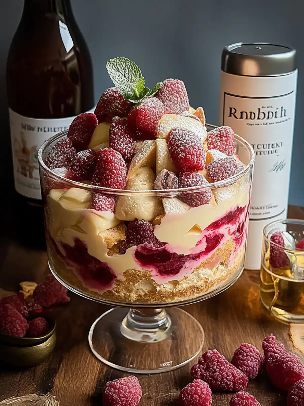 Delicious Rhubarb Custard Trifle for Your Sweet Indulgence 3 Rhubarb Custard Trifle