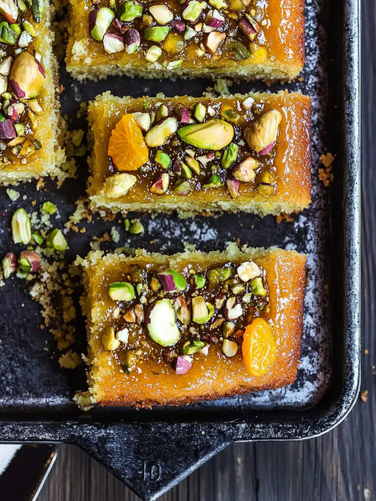 Delicious Greek Honey Cake with Orange and Pistachios Recipe 5 Greek Honey Cake with Orange and Pistachios