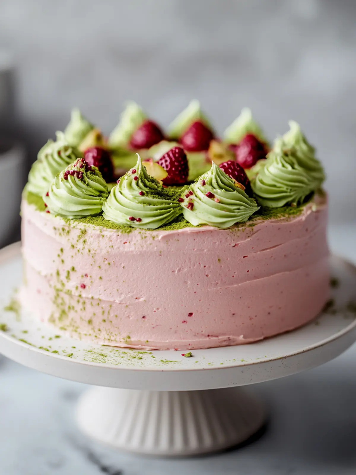 Delight in Easy Strawberry Matcha Cake: A Flavor Fusion Adventure 5 Easy Strawberry Matcha Cake