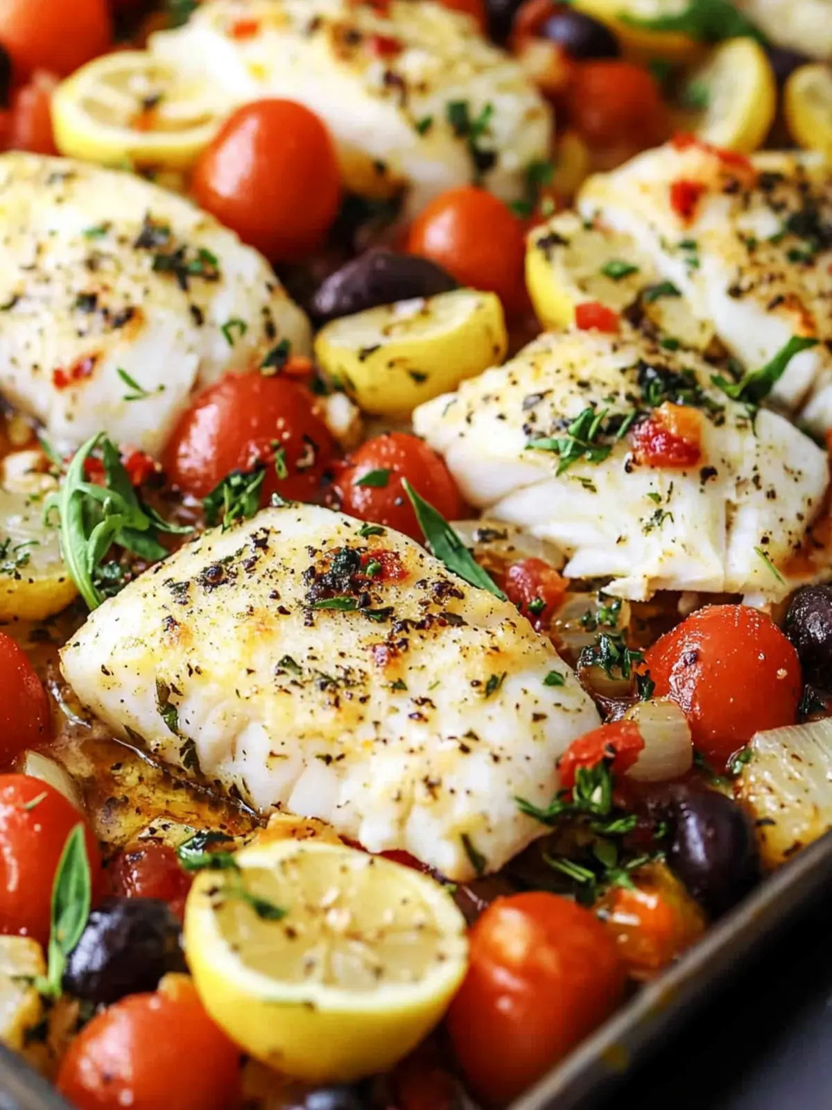 Mediterranean Baked White Fish Easy Recipe with Fresh Twist 4 2- Mediterranean Baked White Fish (Easy Recipe)
