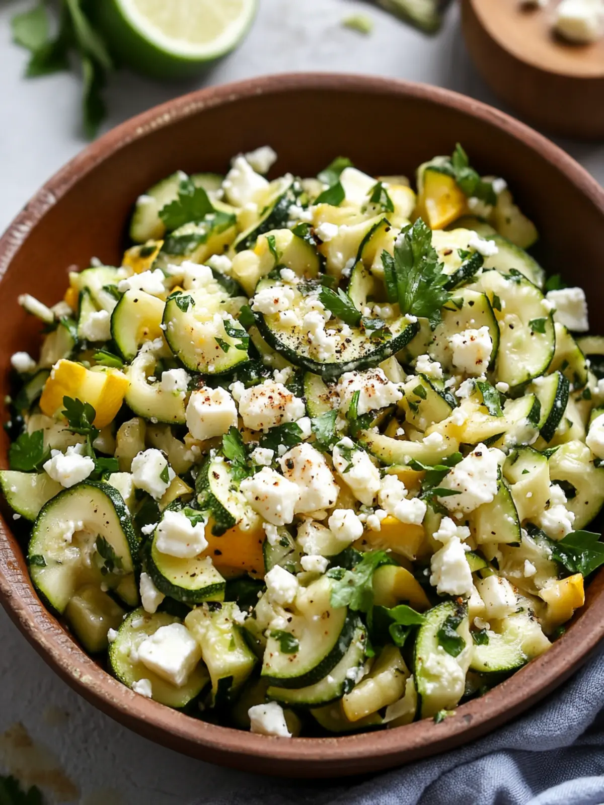 Warm Zucchini Feta Salad: A Flavorful Twist on Comfort Food 4 Warm Zucchini Feta Salad