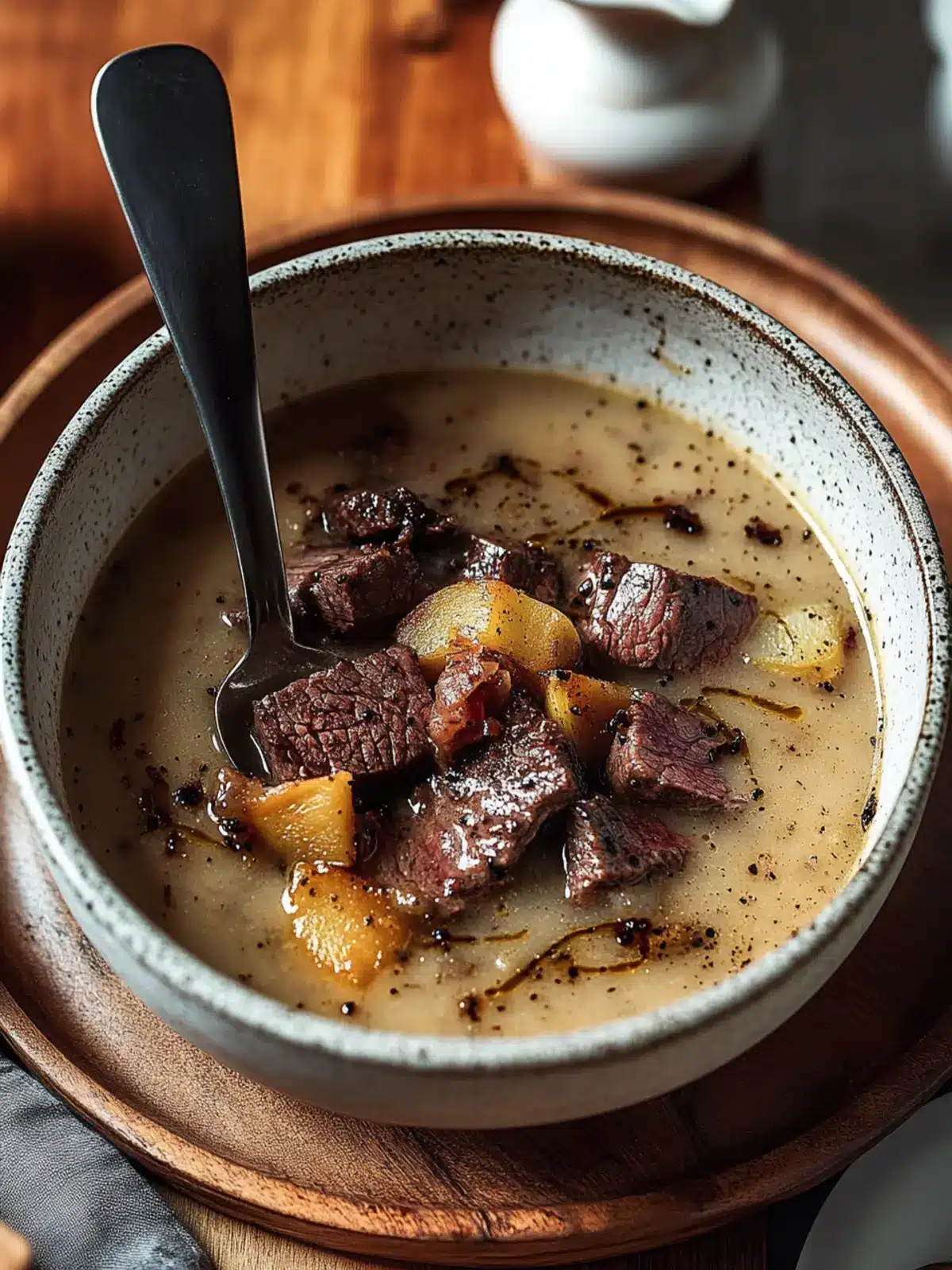 Steak Au Poivre Soup: Cozy Comfort in Every Spoonful 4 Steak Au Poivre Soup