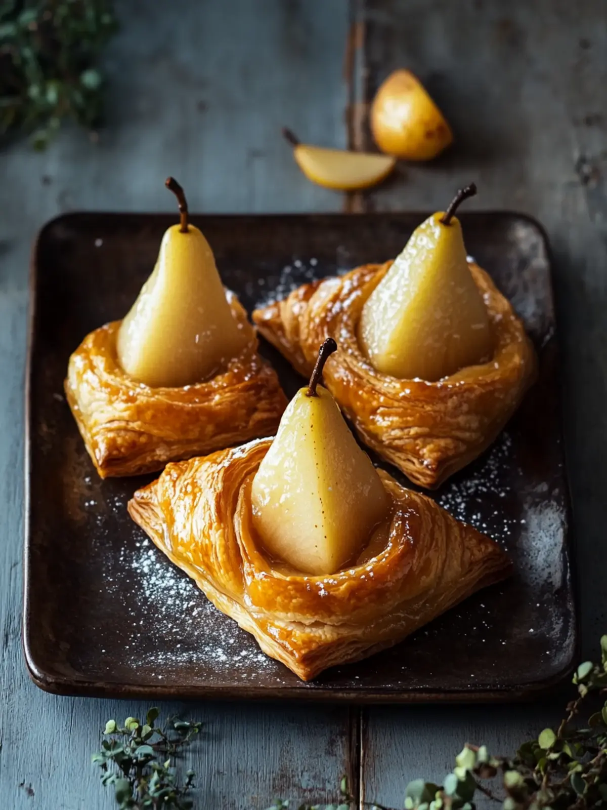 Irresistible Poached Pears Puff Pastry for a Romantic Dessert 4 Poached Pears Puff Pastry