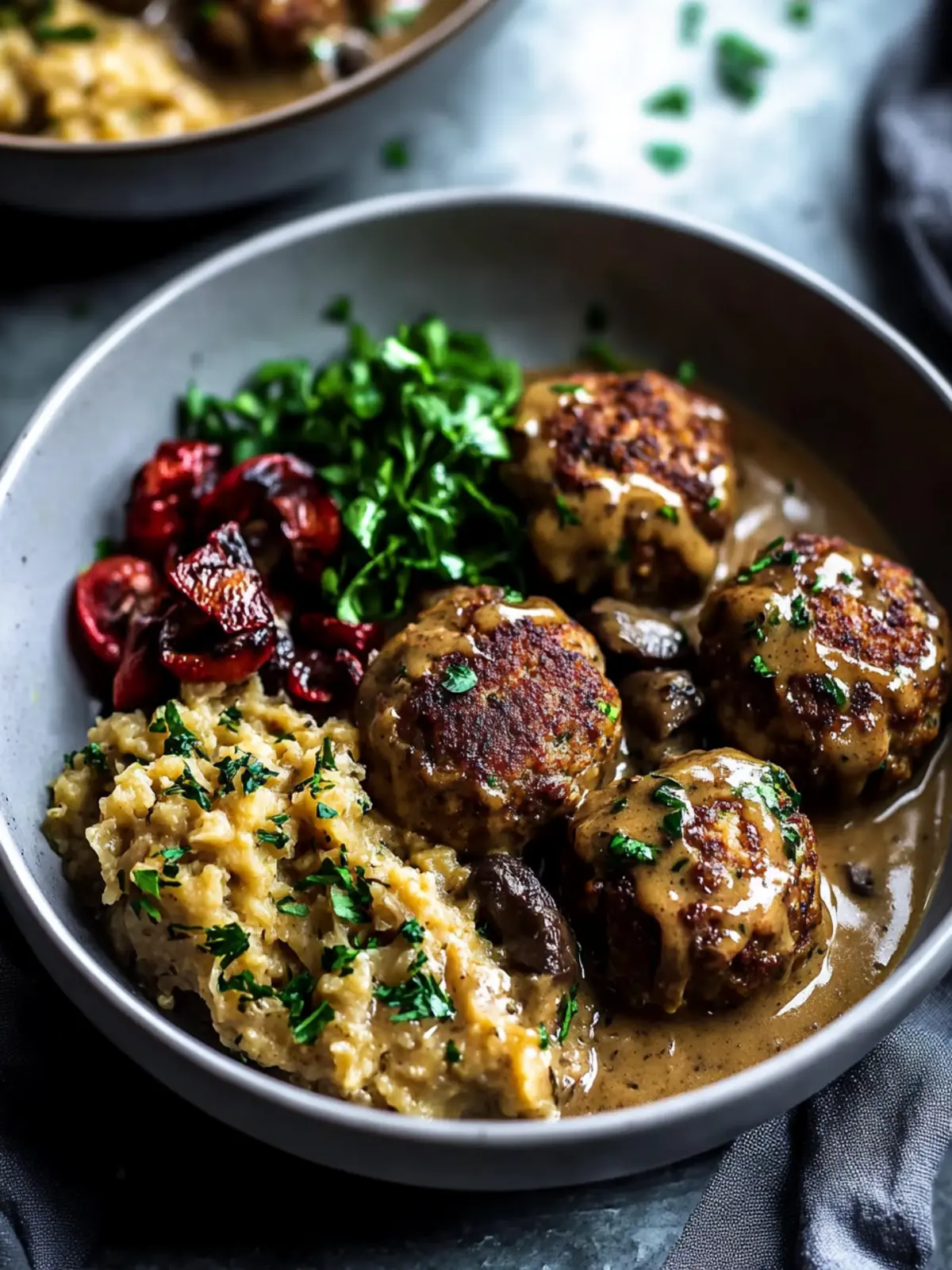 Vegan Meatballs with Mushroom Gravy That Will Wow You 5 Vegan Meatballs with Mushroom Gravy