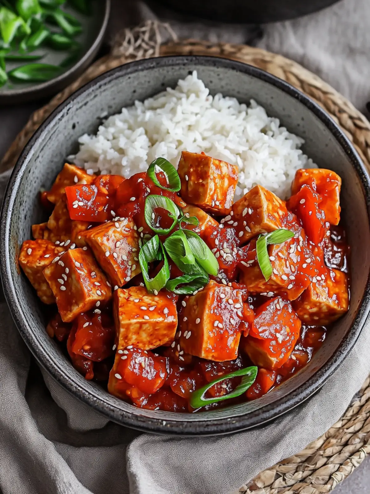 Spicy Gochujang Tomato Tofu: A Flavorful Homemade Delight 2 Spicy Gochujang Tomato Tofu